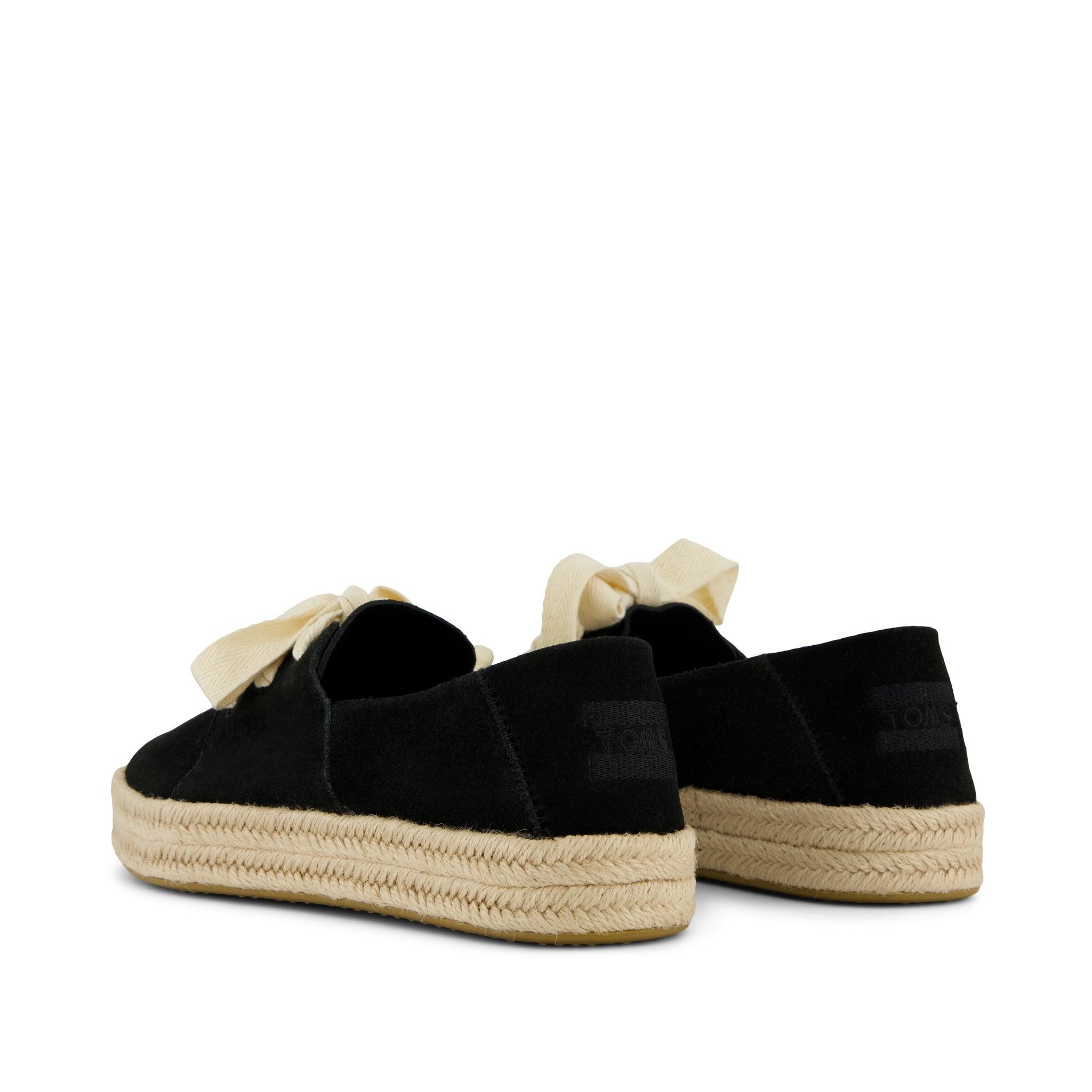 Womens Carolina Lace-Up Espadrille Black Suede - Image 5