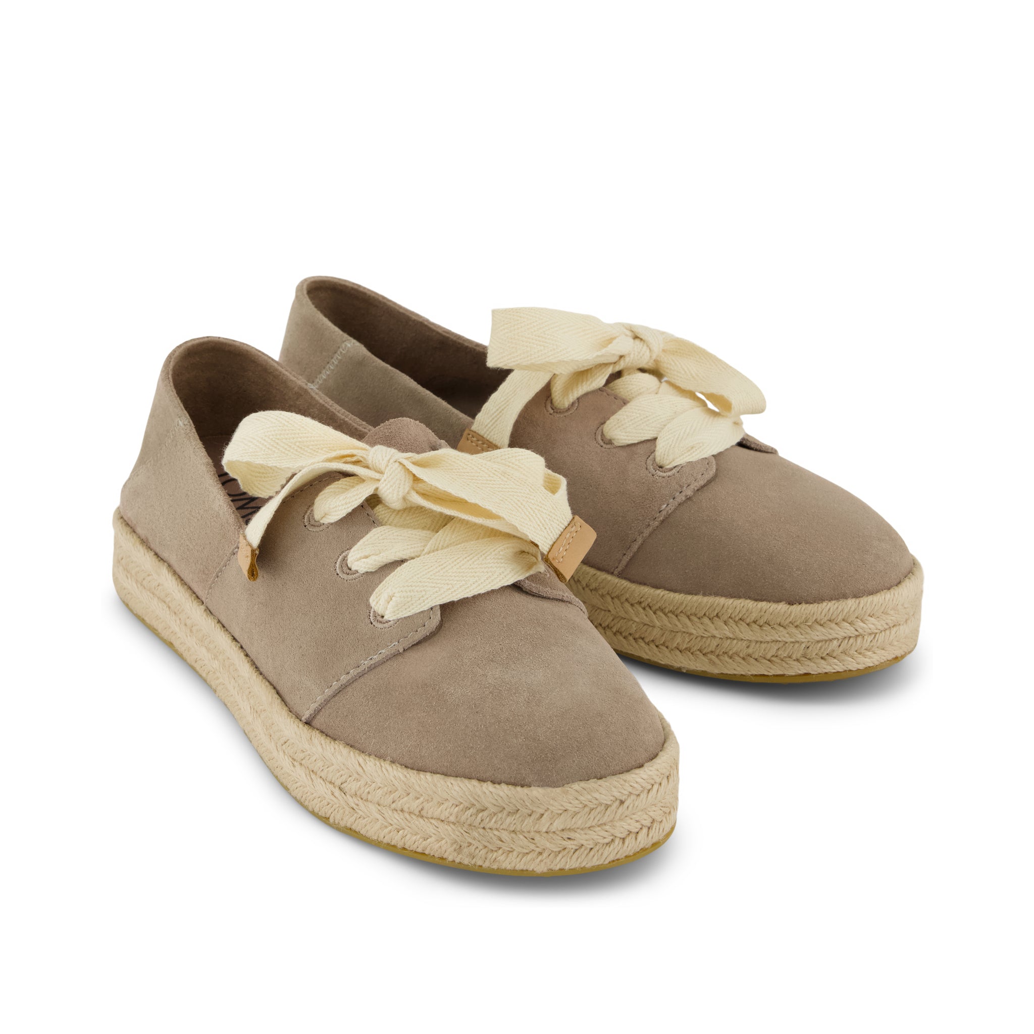 Womens Carolina Lace-Up Espadrille Dune Suede - Image 4