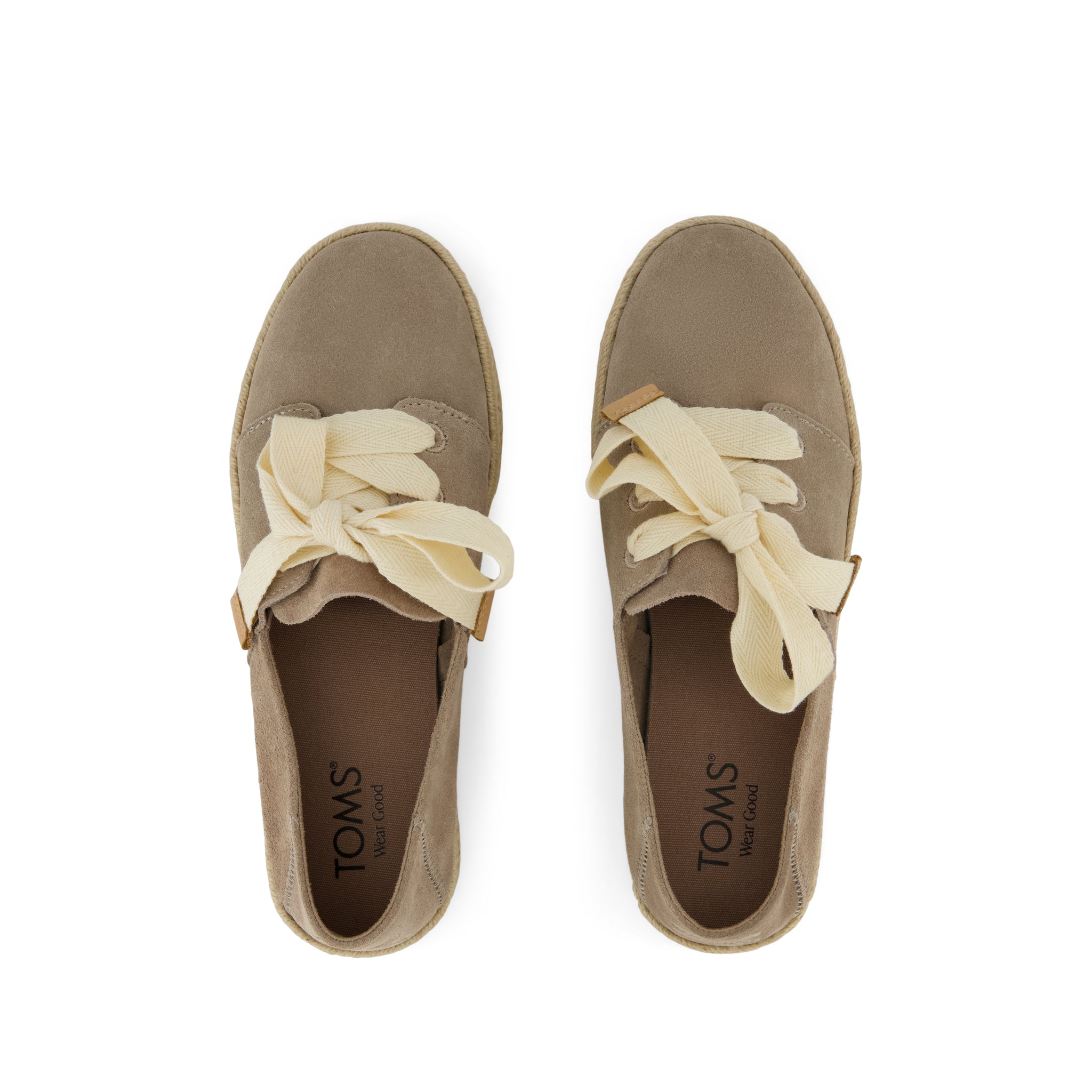 Womens Carolina Lace-Up Espadrille Dune Suede - Image 7