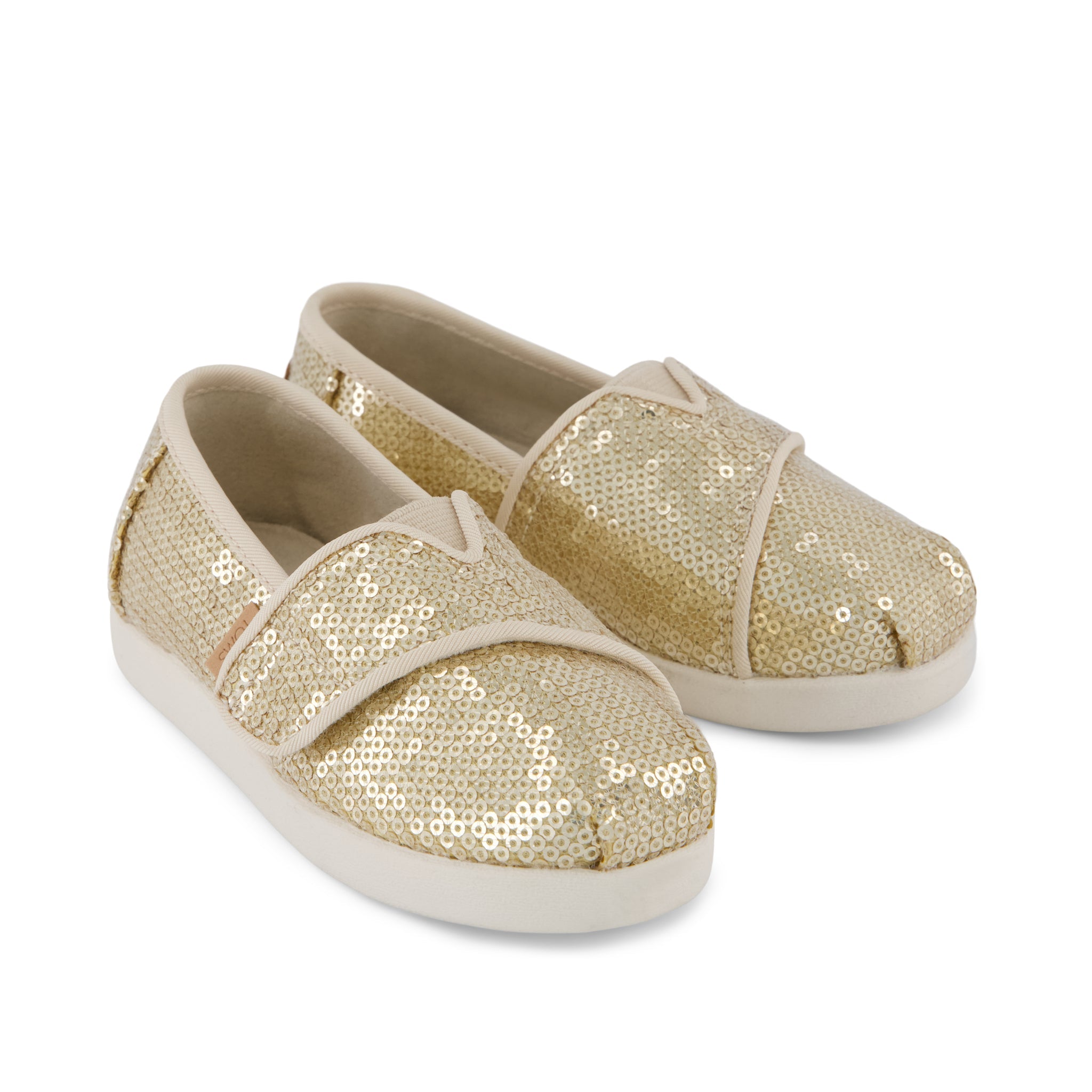 Toddler Shoe Alpargata Classic Toddler Shoe Champagne Mini Sequins - Image 4