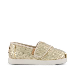 Toddler Shoe Alpargata Classic Toddler Shoe Champagne Mini Sequins