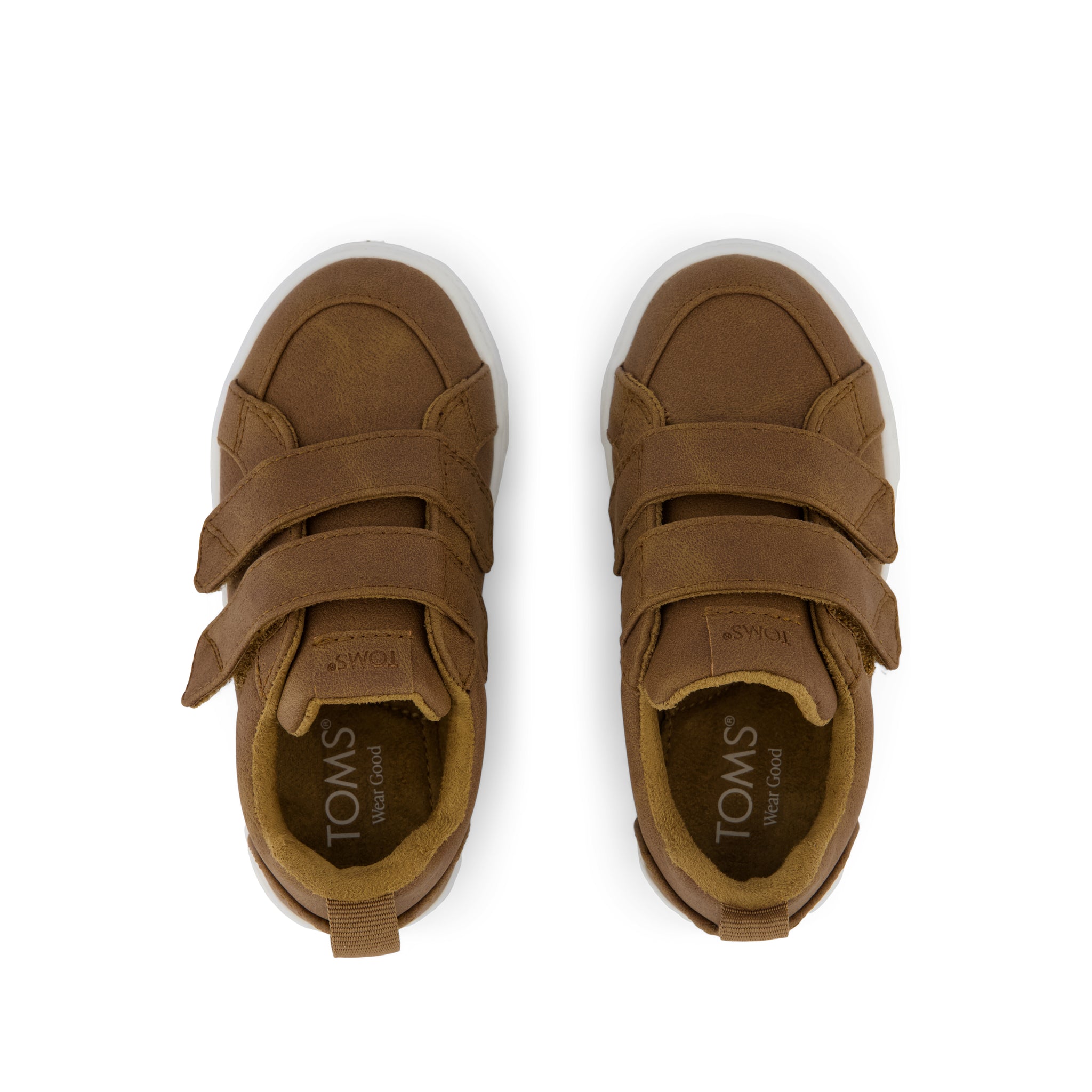 Toddler Shoe Cruz Double Strap Toddler Sneaker Toffee Microsuede - Image 7
