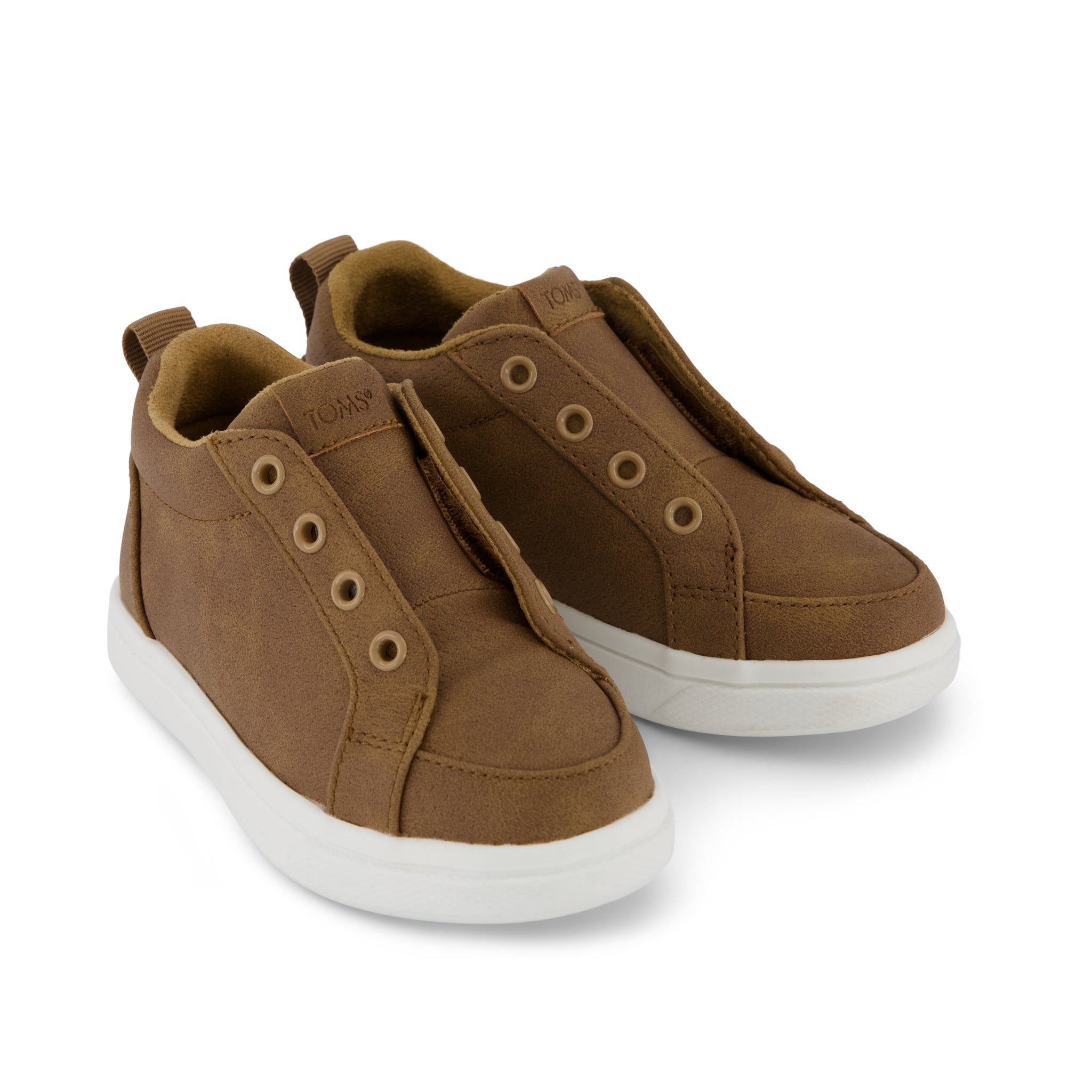 Toddler Shoe Cruz Mid Toddler Slip On Shoe Toffee Microsuede - Image 5