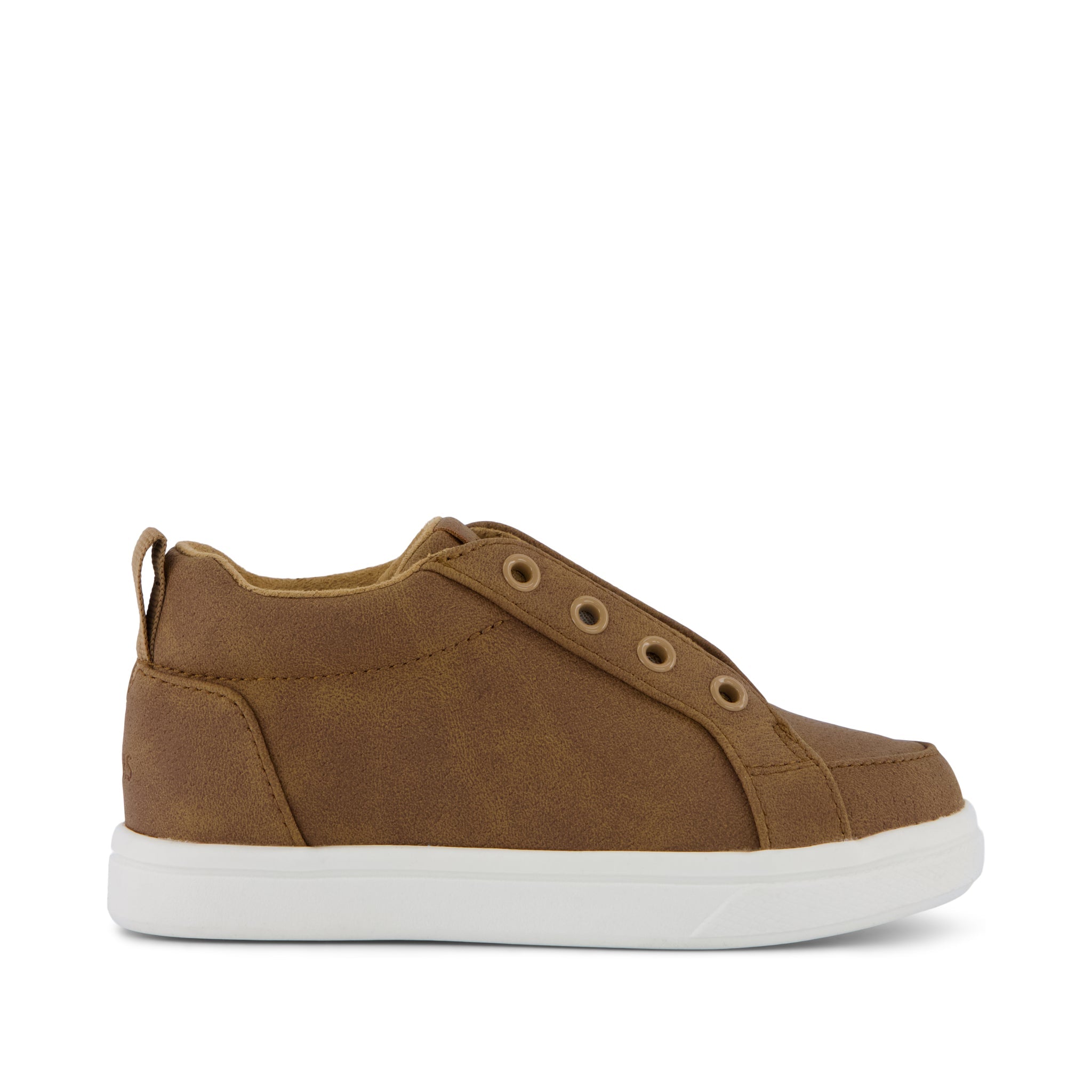 Toddler Shoe Cruz Mid Toddler Slip On Shoe Toffee Microsuede