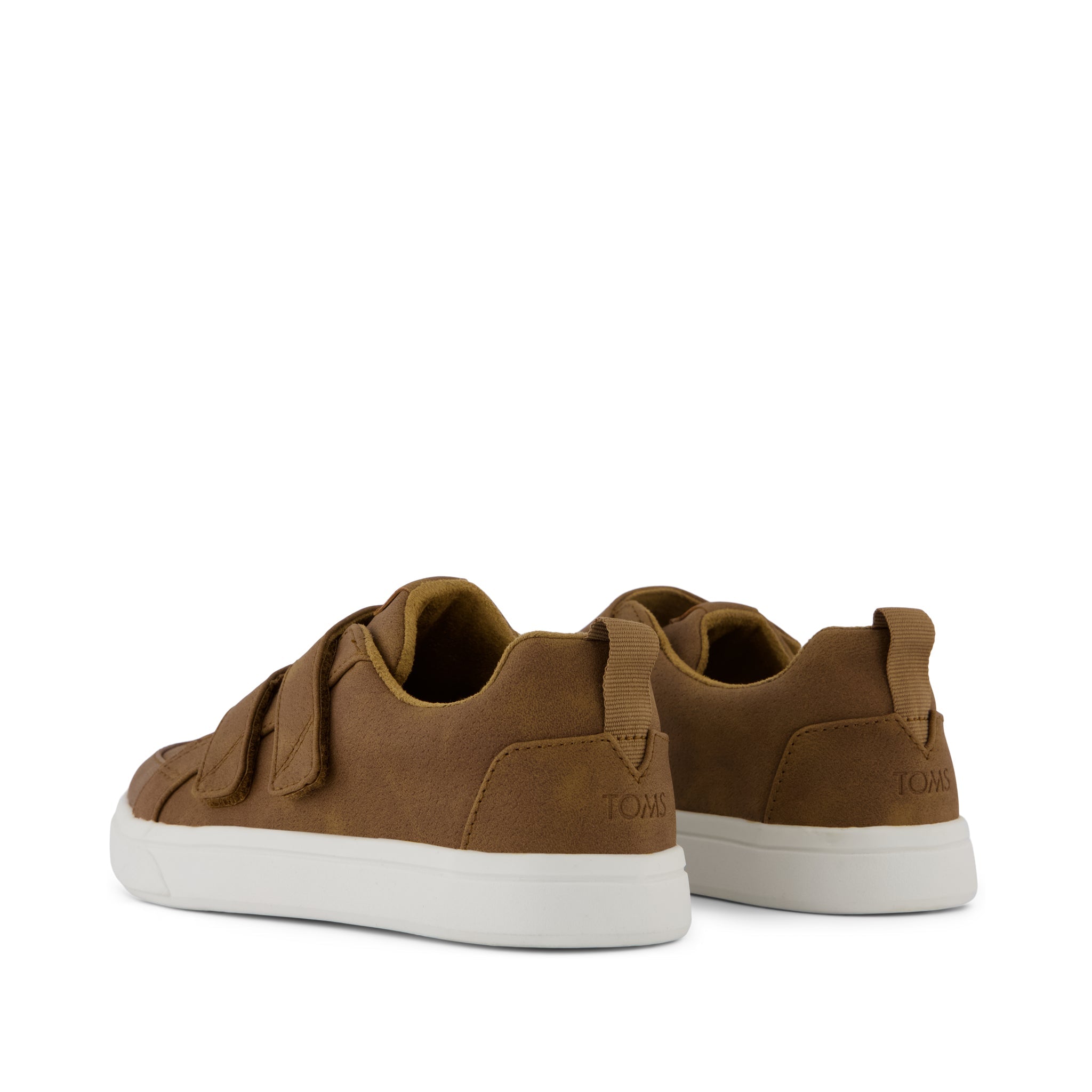 Cruz Double Strap Kids Sneaker Toffee Microsuede - Image 3