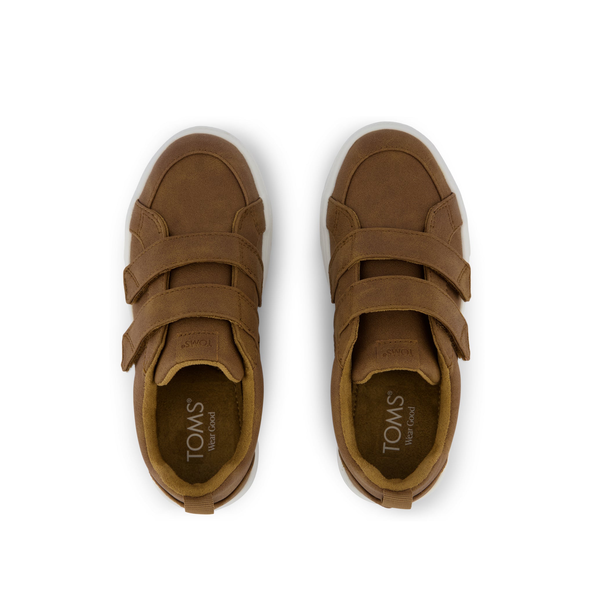 Cruz Double Strap Kids Sneaker Toffee Microsuede - Image 5