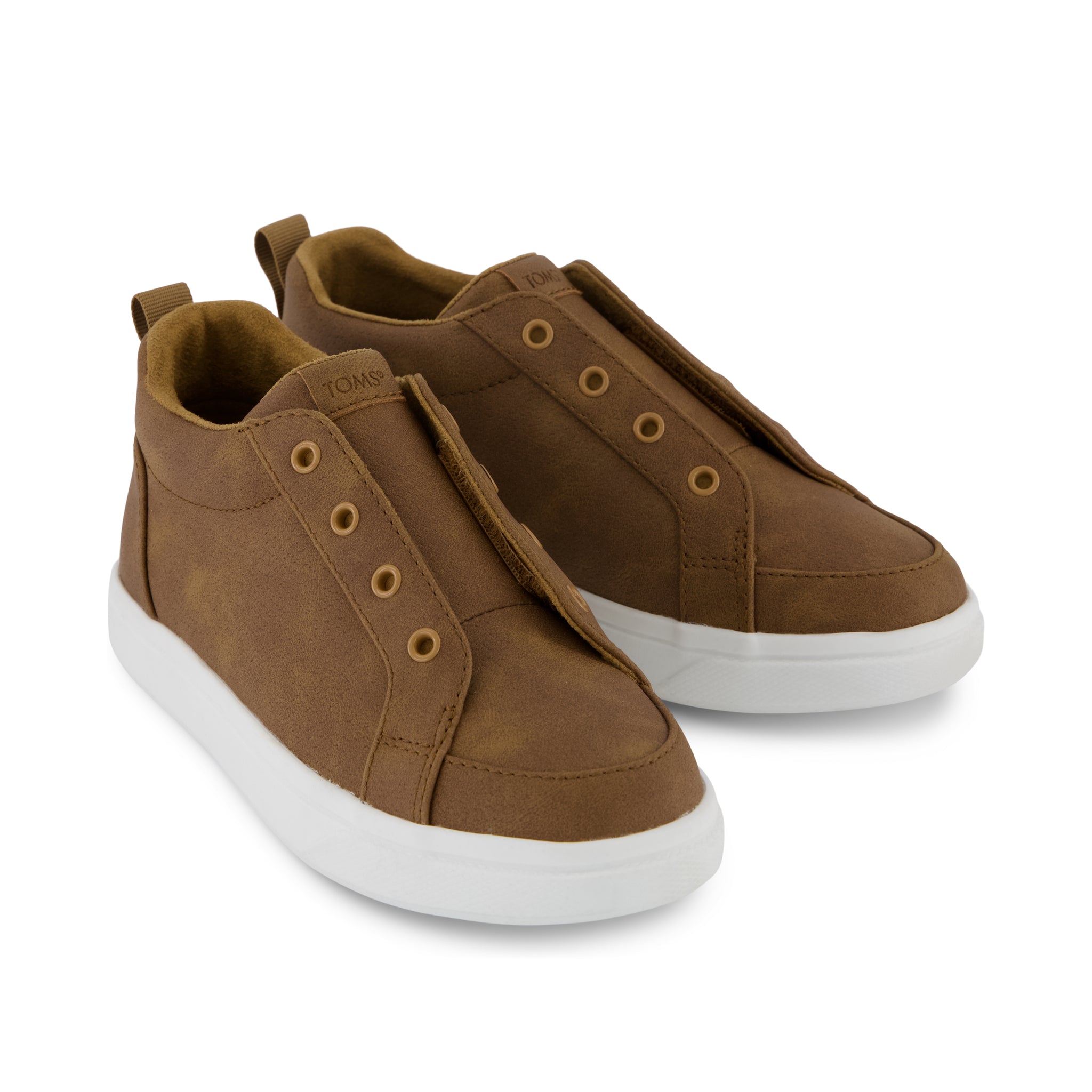 Kids Shoe Cruz Mid Kids Slip On Shoe Toffee Microsuede - Image 4