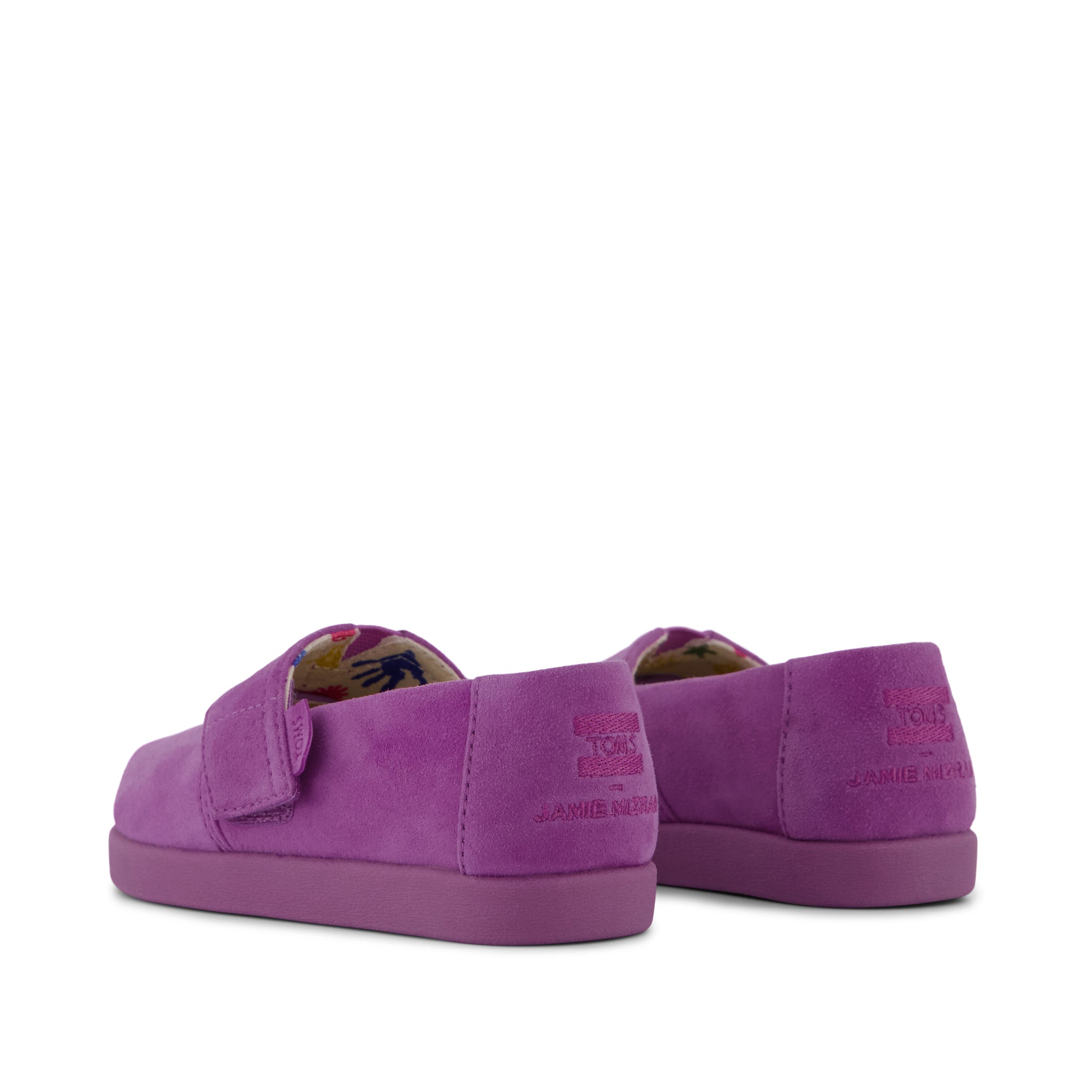 TOMS x Jamie Mizrahi Alpargata Classic Pink Suede Toddler Shoe - Image 6
