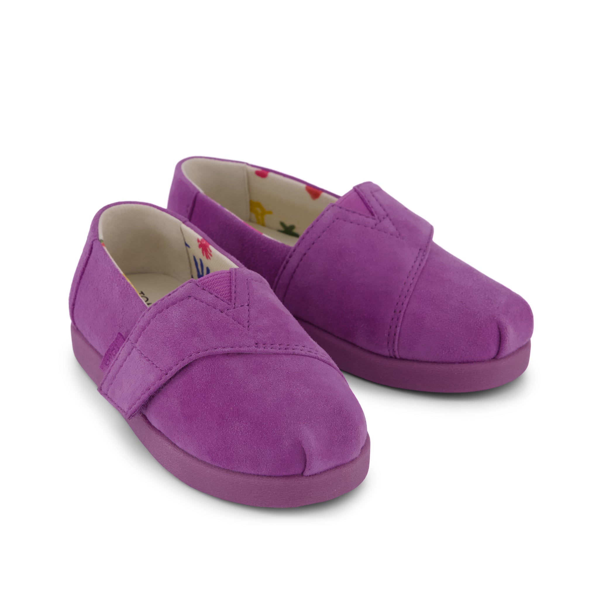TOMS x Jamie Mizrahi Alpargata Classic Pink Suede Toddler Shoe - Image 3