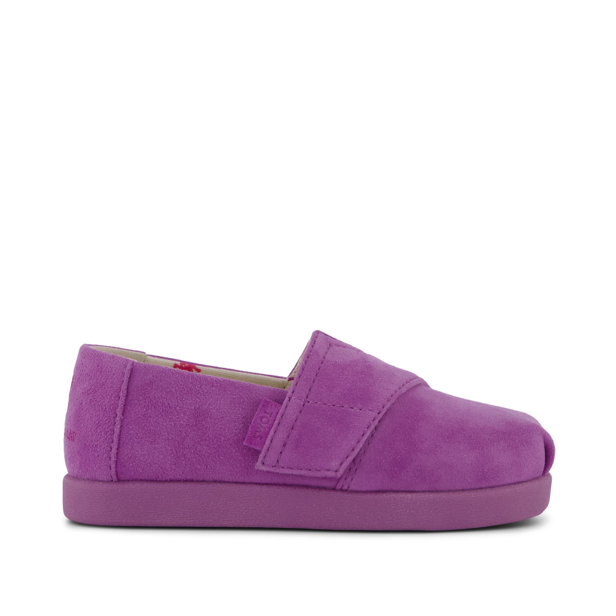 TOMS x Jamie Mizrahi Alpargata Classic Pink Suede Toddler Shoe