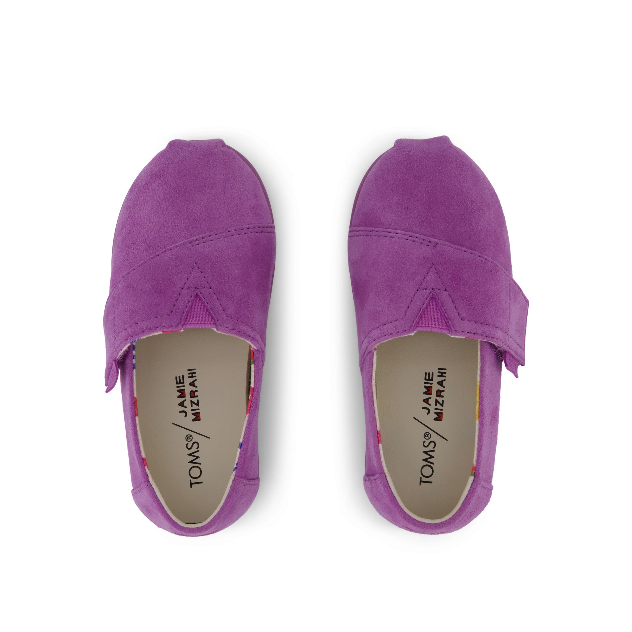 TOMS x Jamie Mizrahi Alpargata Classic Pink Suede Toddler Shoe - Image 8