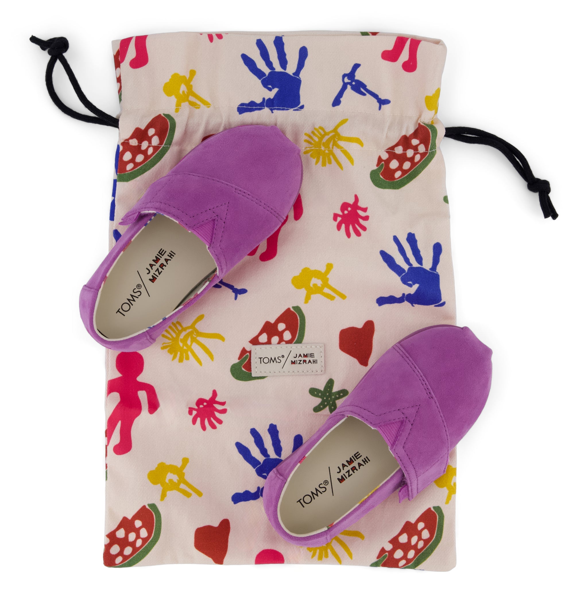 TOMS x Jamie Mizrahi Alpargata Classic Pink Suede Toddler Shoe - Image 5