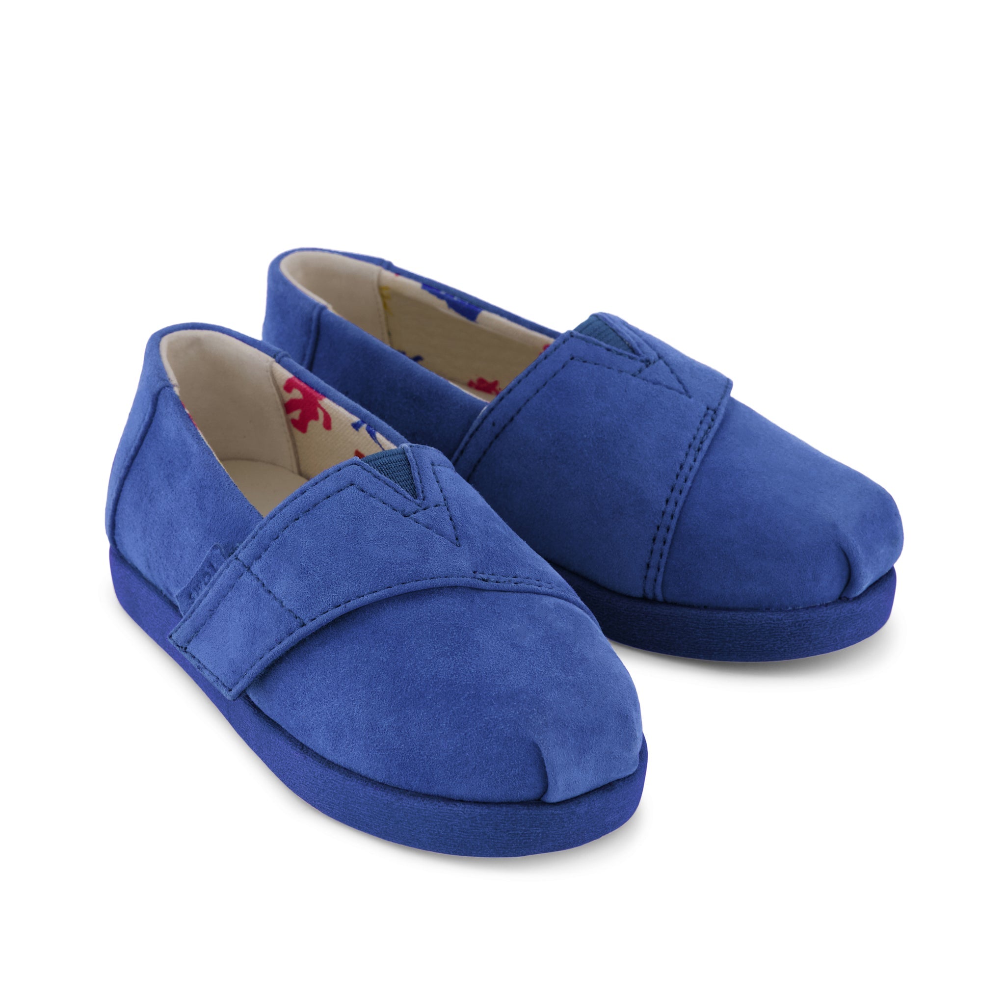 TOMS x Jamie Mizrahi Alpargata Classic Blue Suede Toddler Shoe - Image 3