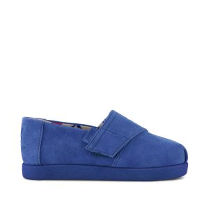 TOMS x Jamie Mizrahi Alpargata Classic Blue Suede Toddler Shoe