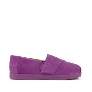 TOMS x Jamie Mizrahi Alpargata Classic Pink Suede Kids Shoe