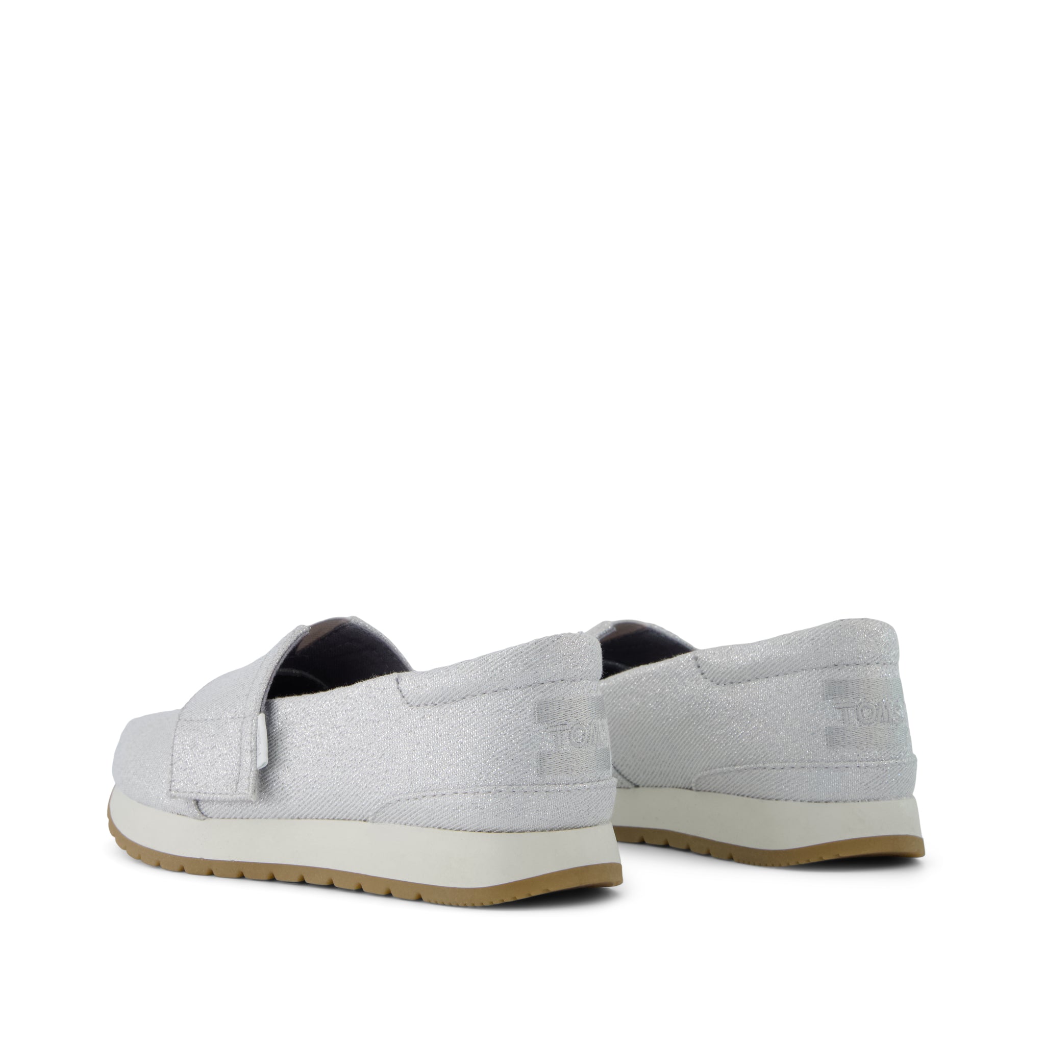 Resident Plus Kids Sneaker Silver Metallic Twill - Image 5