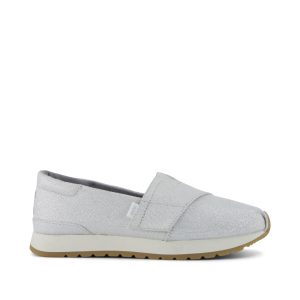 Resident Plus Kids Sneaker Silver Metallic Twill