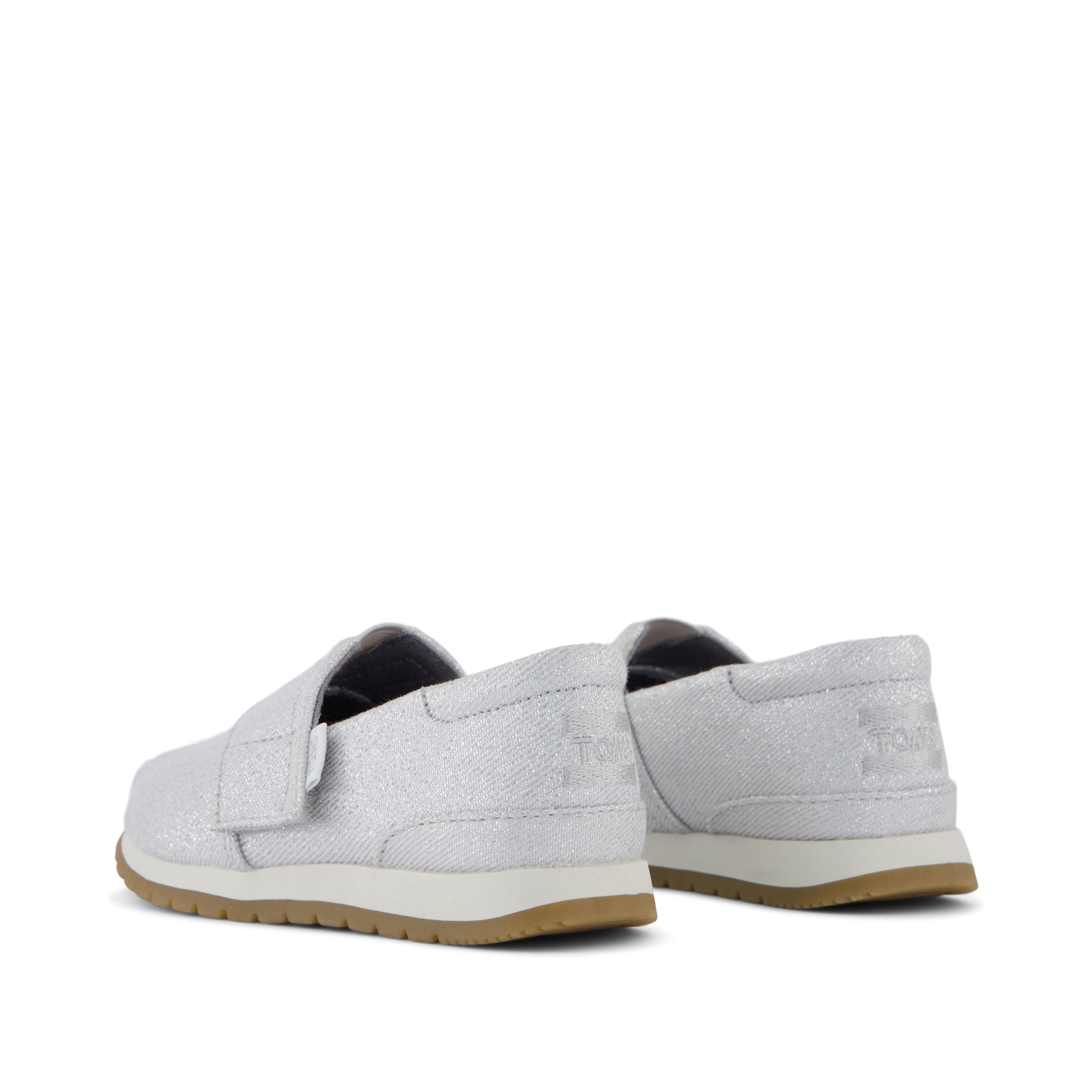 Resident Plus Toddler Sneaker Silver Metallic Twill - Image 5
