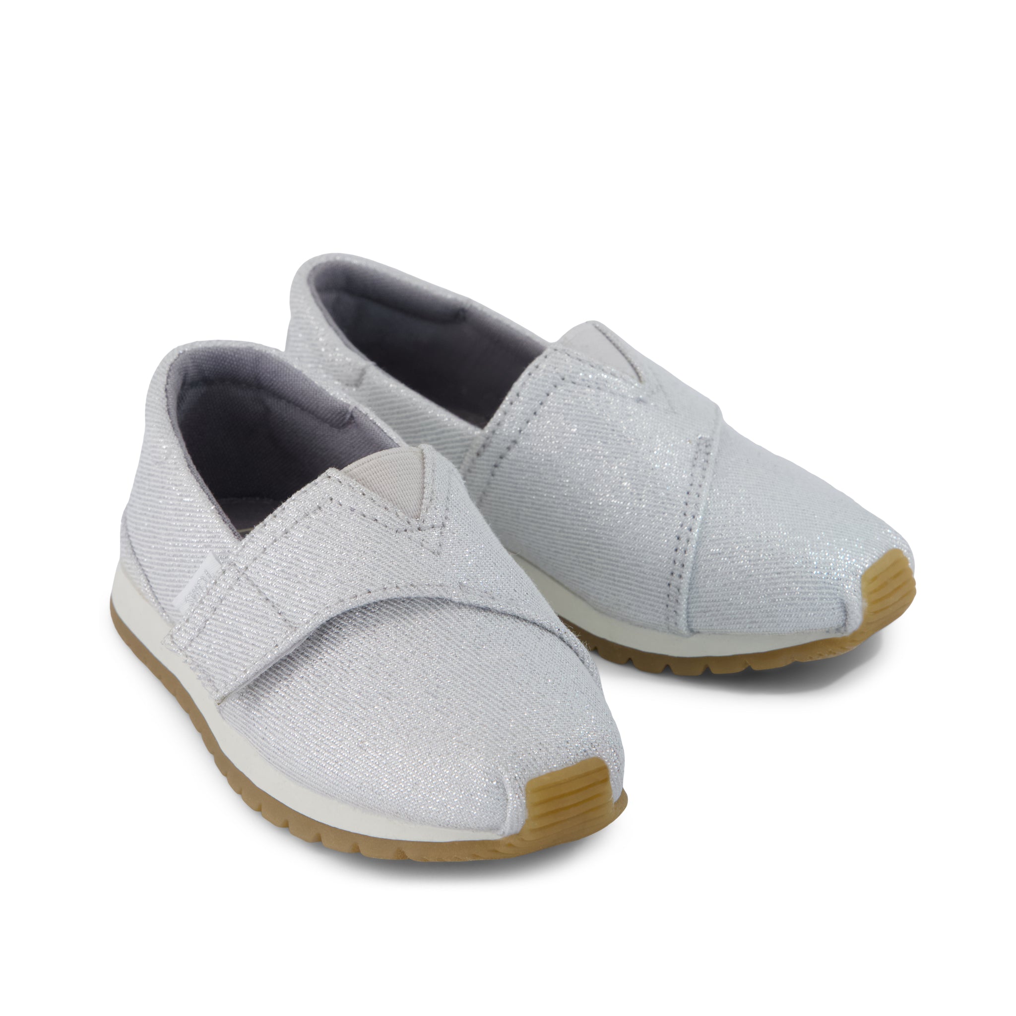 Resident Plus Toddler Sneaker Silver Metallic Twill - Image 4