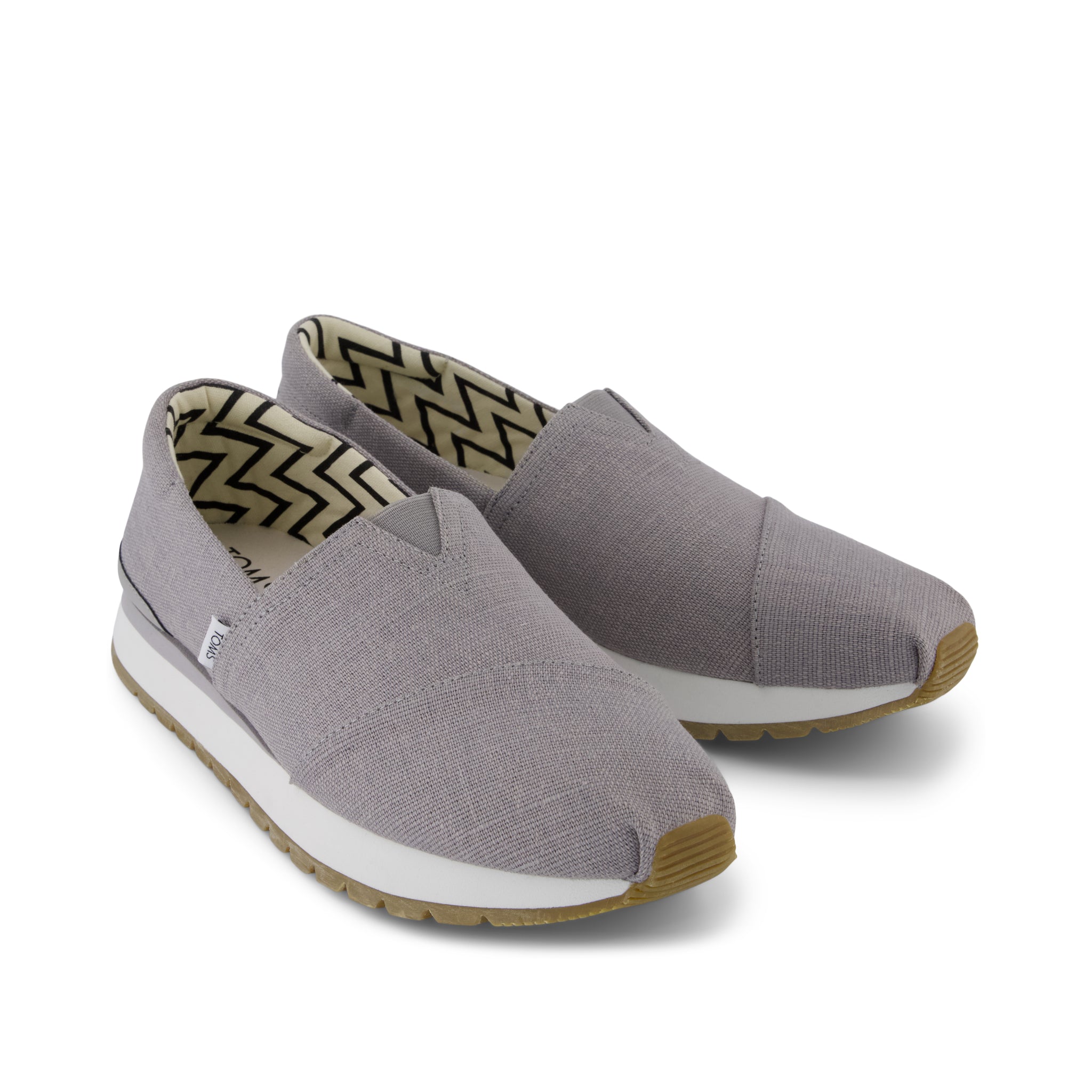 Mens Resident Plus Drizzle Grey Heritage Canvas - Image 2