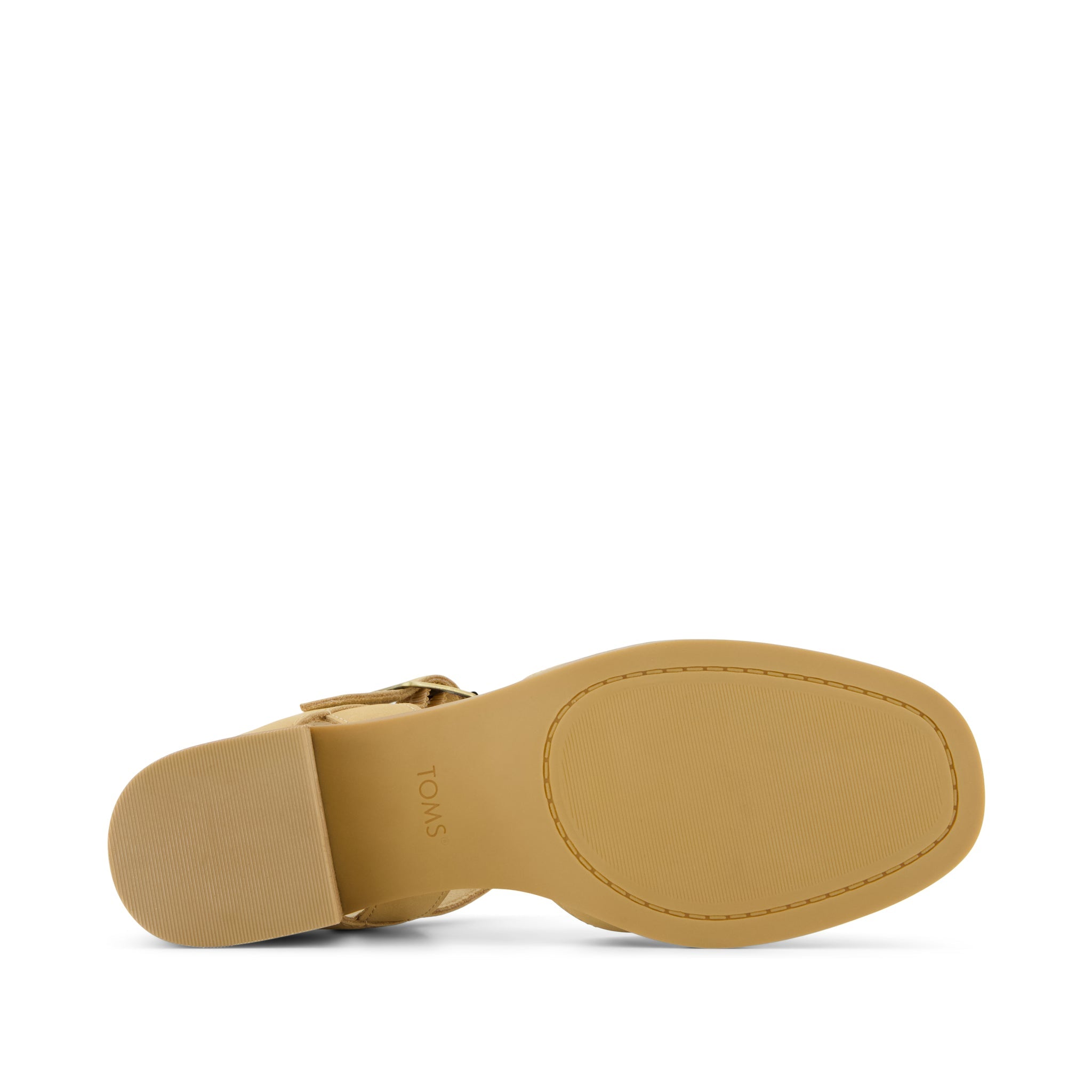 Womens Jaclyn Heel Light Caramel Nubuck Leather - Image 5