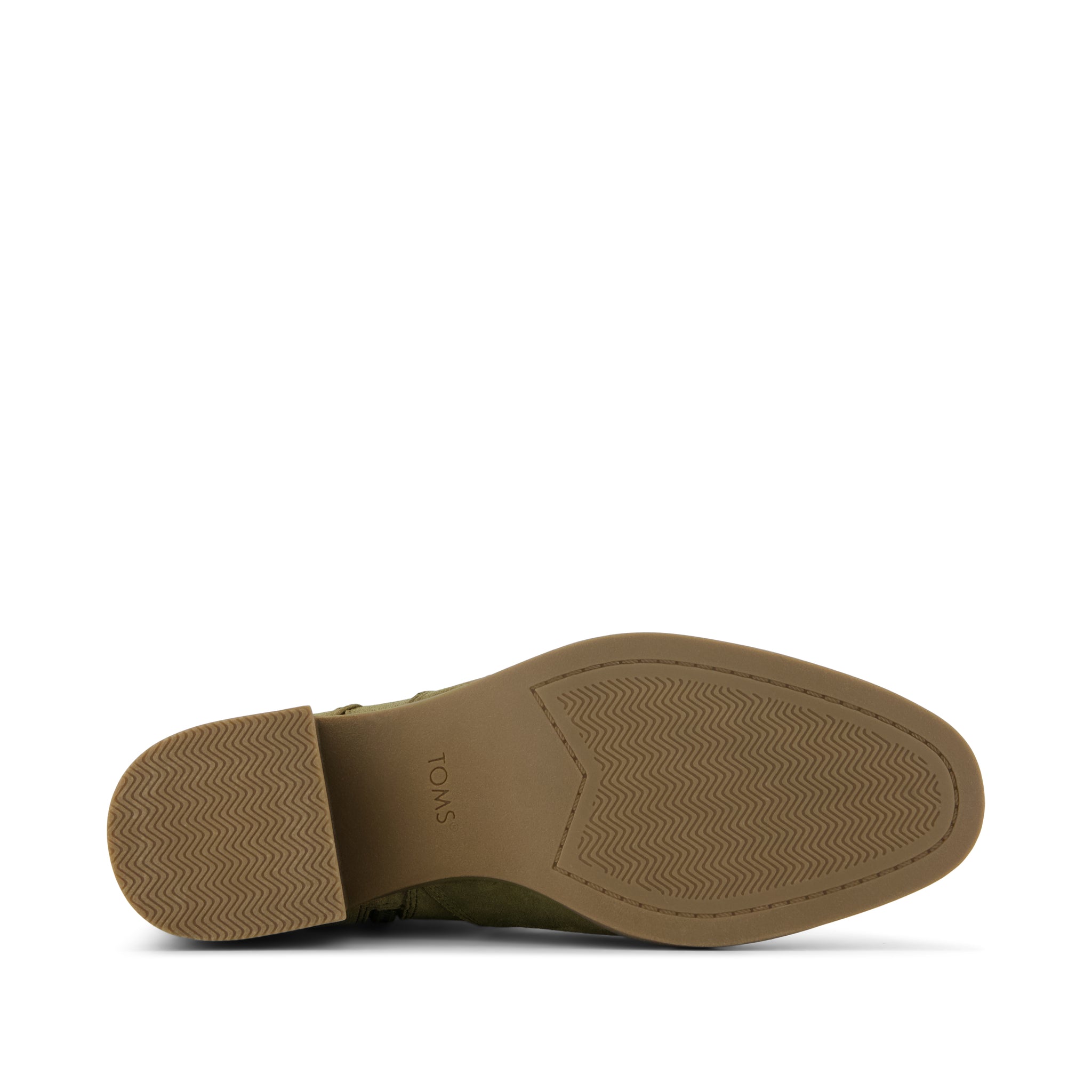 Womens Delilah Heeled Boot Water Repellent Military Olive Suede - Image 5