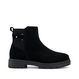 Womens Astrid Boot Water Repellent Black Suede