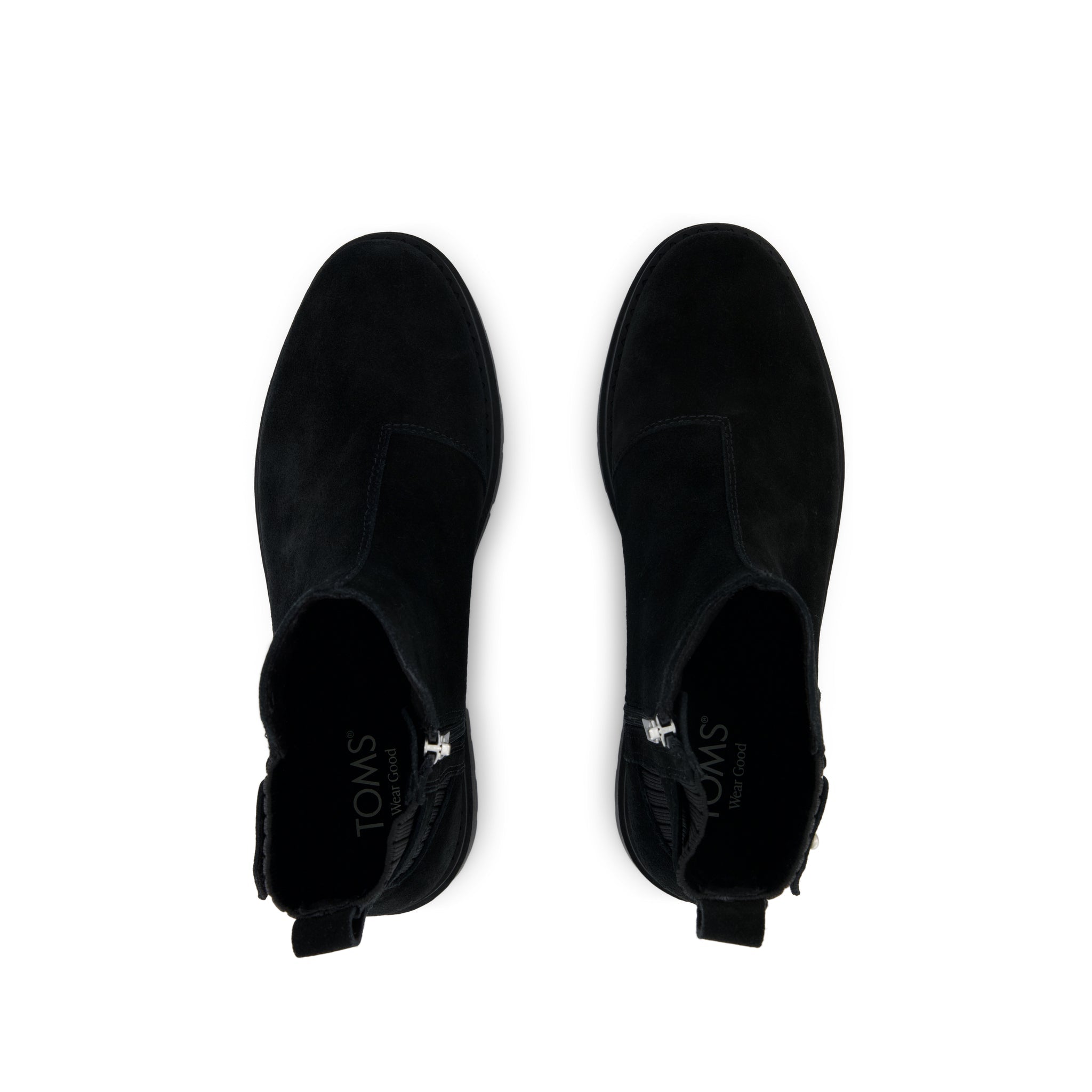 Womens Astrid Boot Water Repellent Black Suede - Image 6