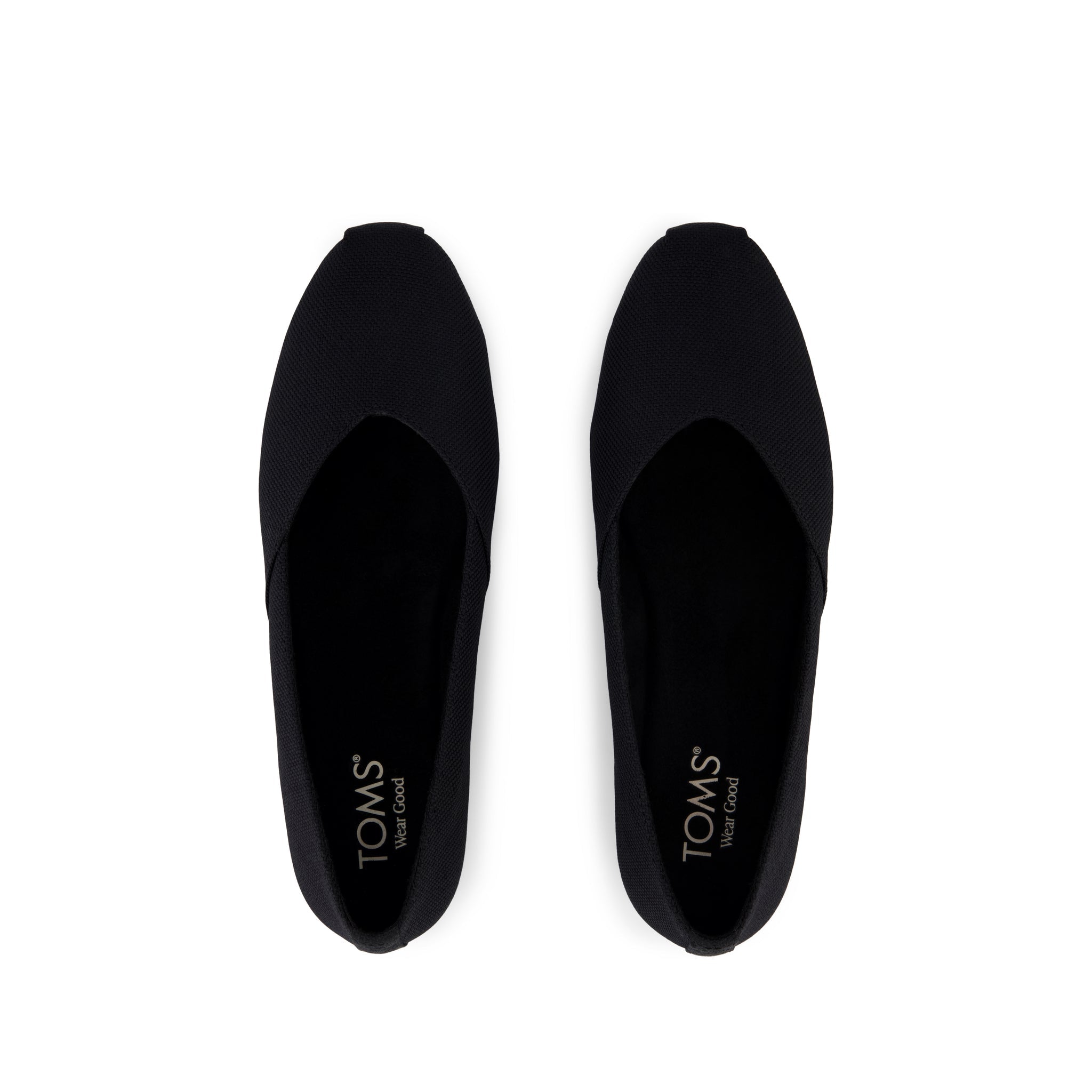 Womens Gemma Flat Black Heavy Canvas - Image 5