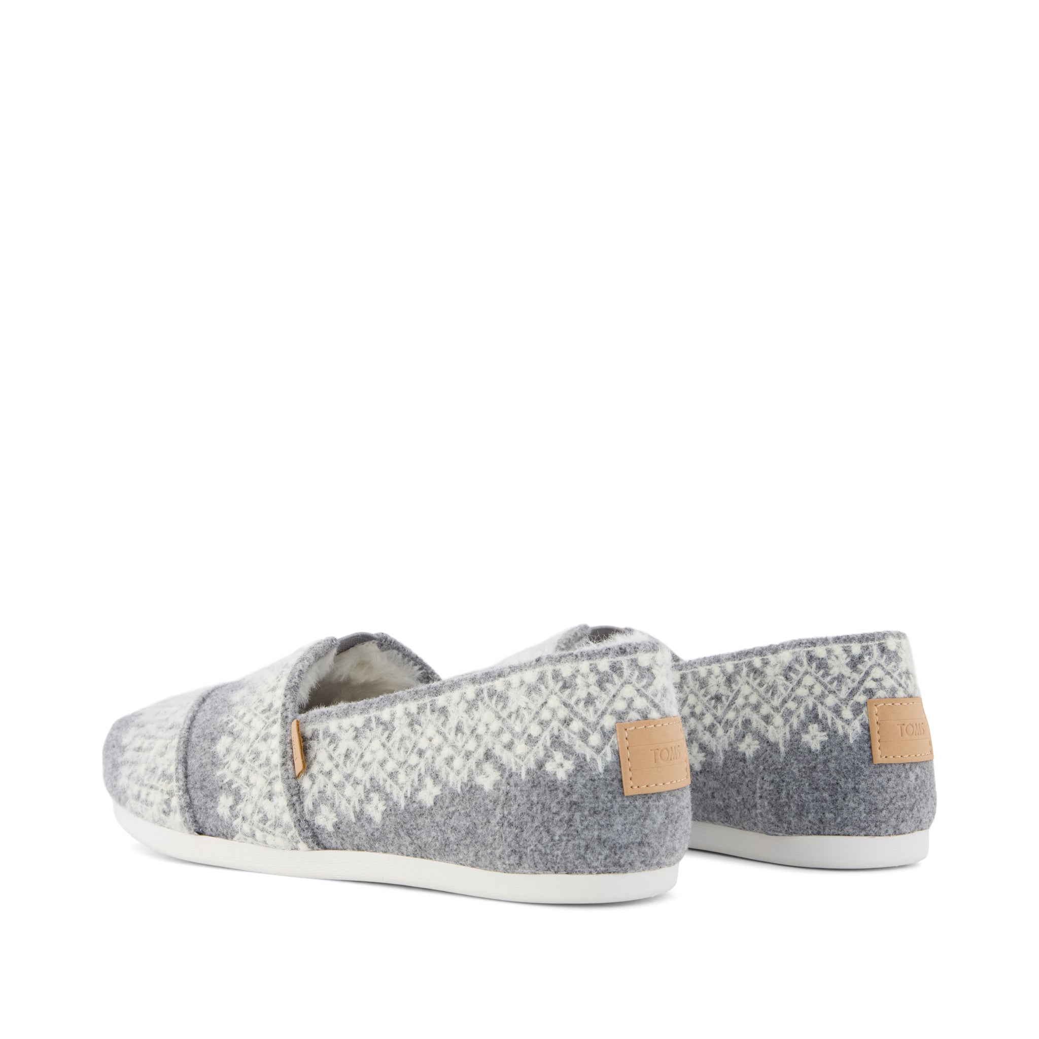 Womens Alpargata Classic Fuzzy Fair Isle - Image 5