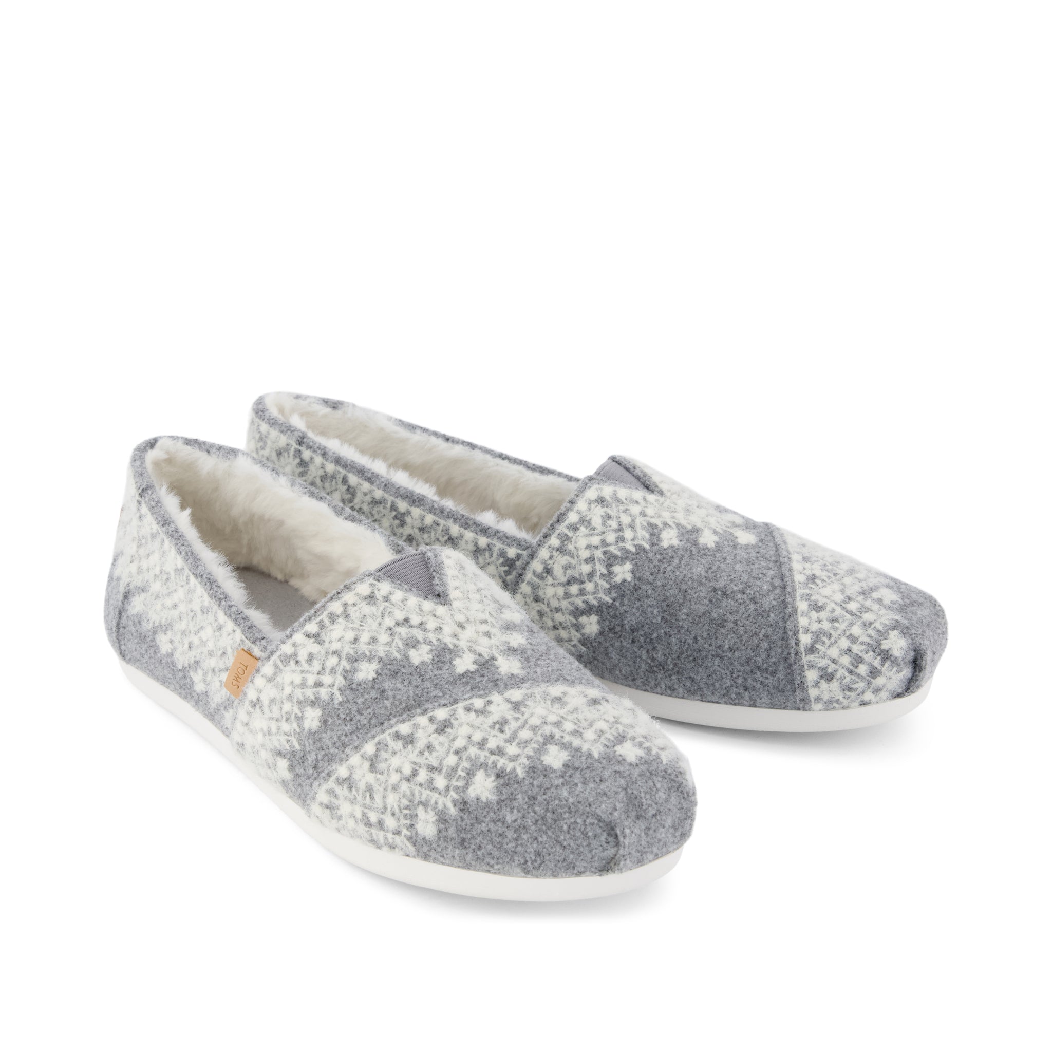 Womens Alpargata Classic Fuzzy Fair Isle - Image 4