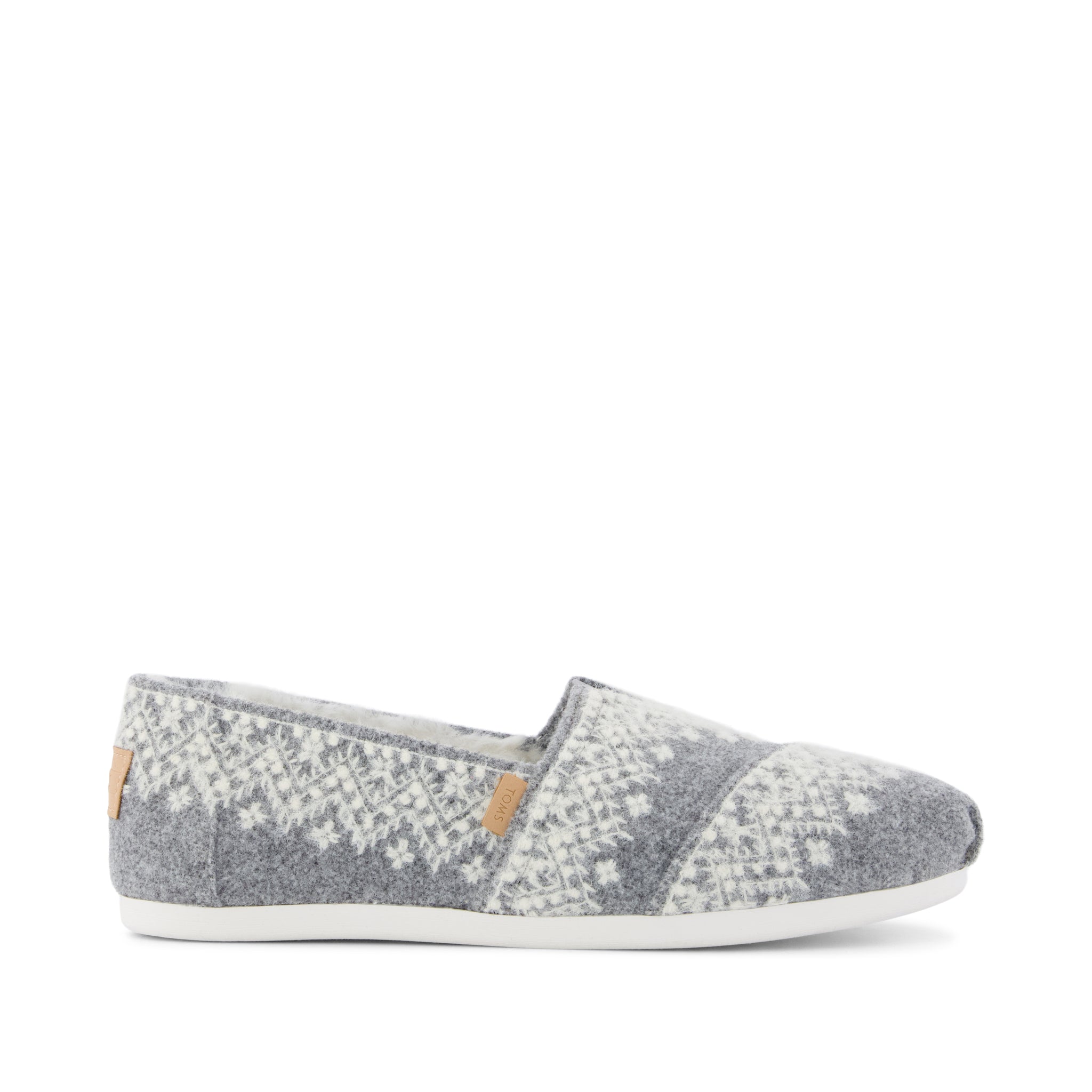 Womens Alpargata Classic Fuzzy Fair Isle