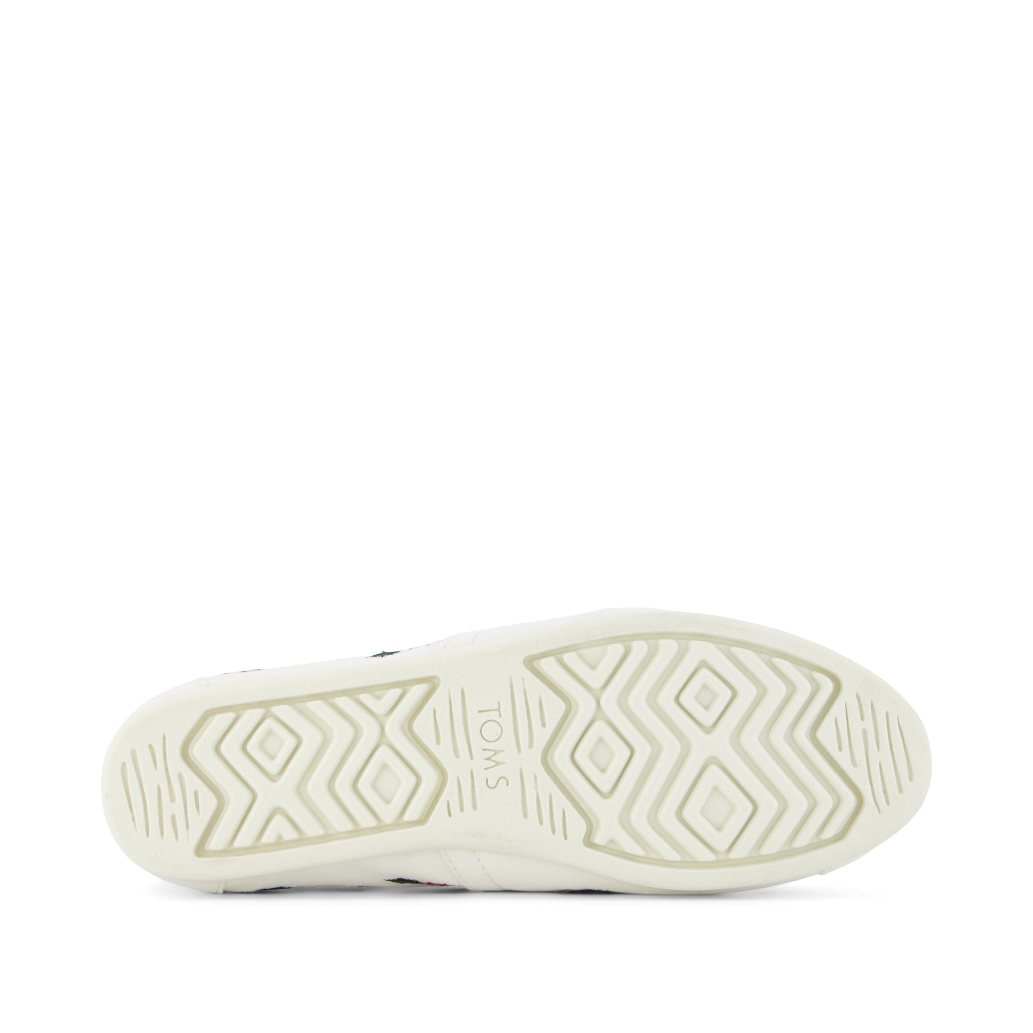 Womens Alpargata Classic Natural Gingerbread Candy Cane Embroidery - Image 6