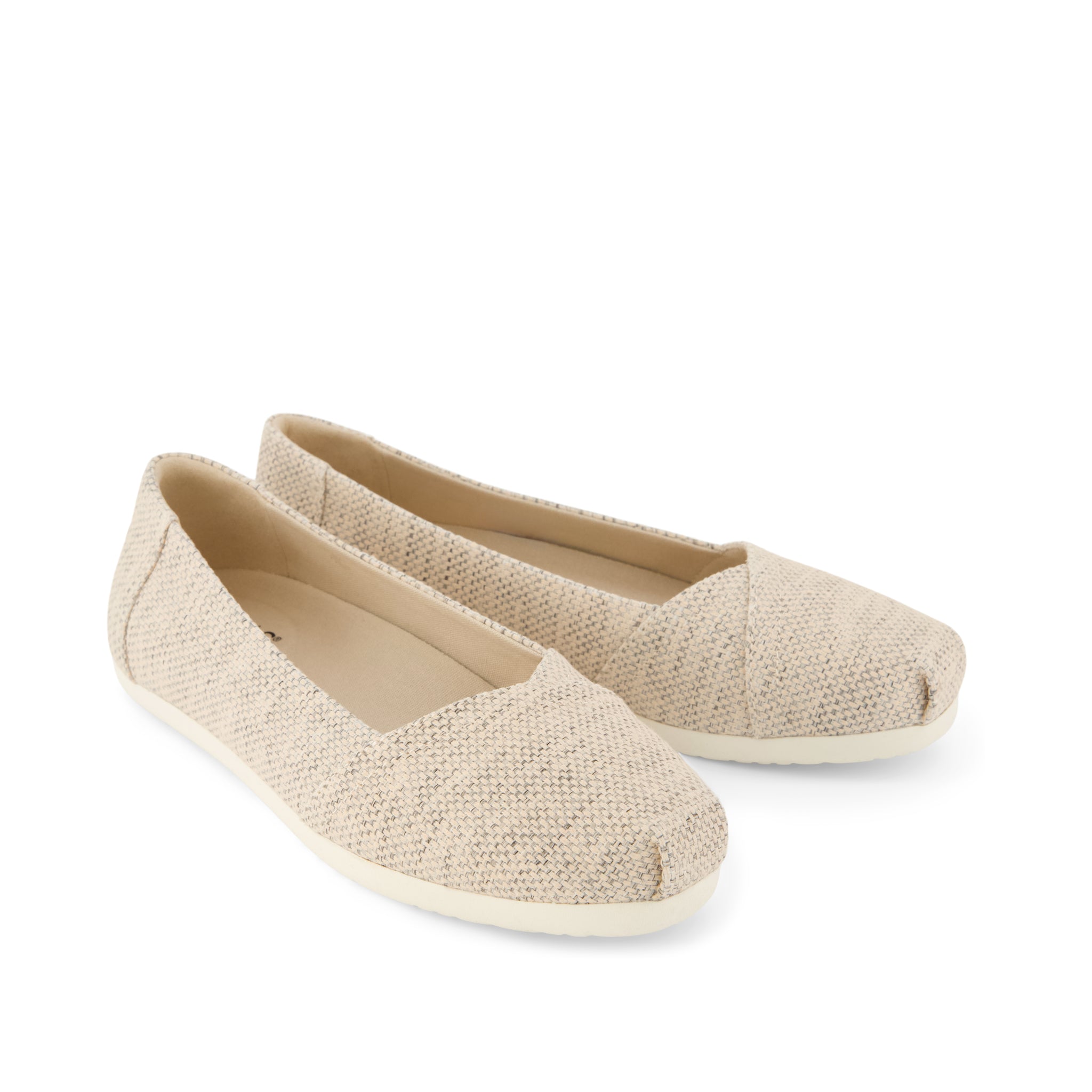 Womens Alpargata Ballet Flat Natural Melange - Image 4