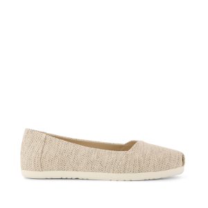 Womens Alpargata Ballet Flat Natural Melange