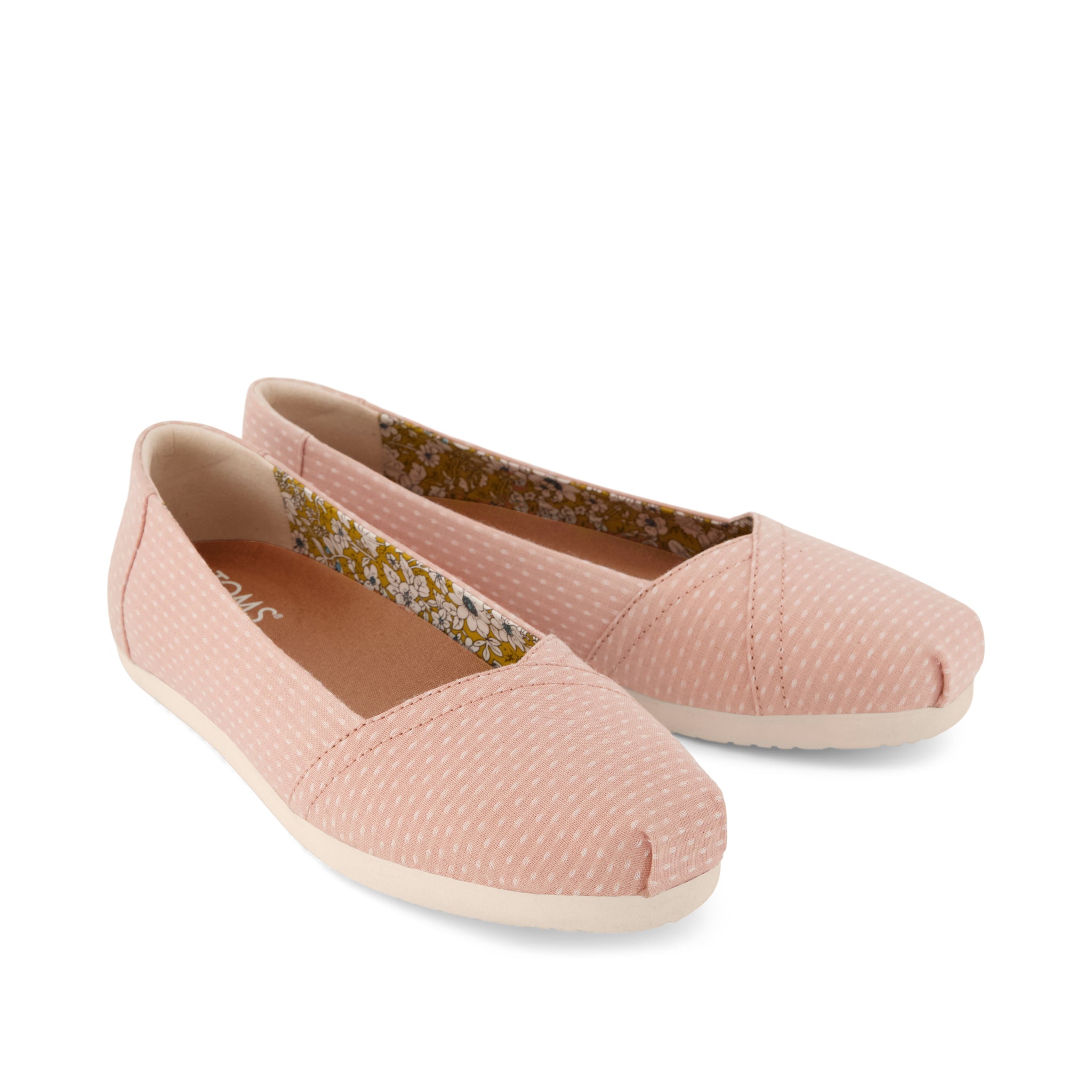Womens Alpargata Ballet Flat Bloom Chambray Dot - Image 3