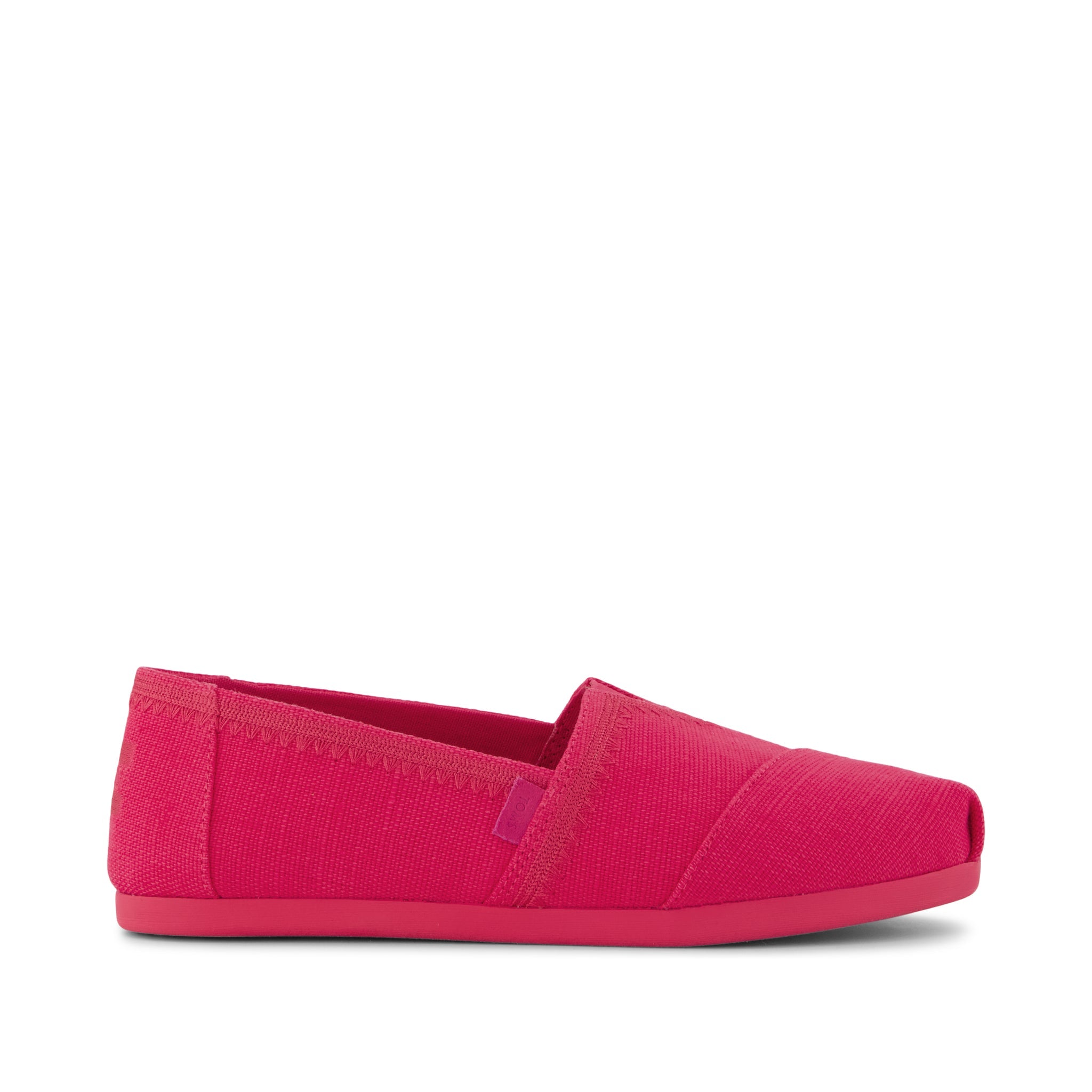 Womens Alpargata Classic Fuchsia Embroidered Heritage Canvas