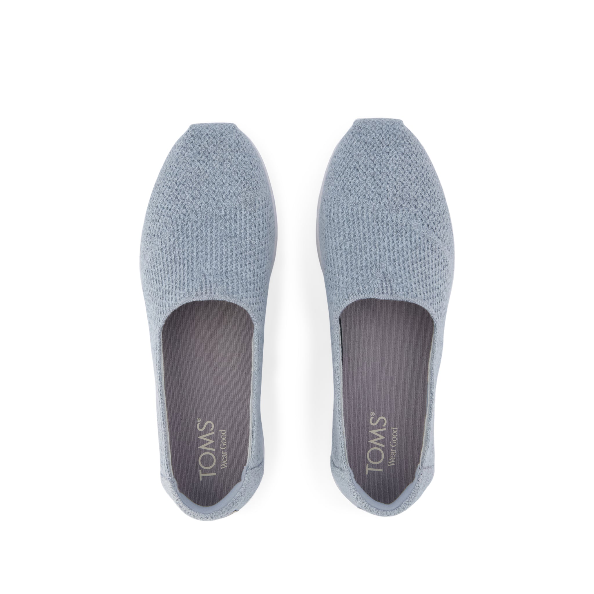 Womens Alpargata Plus Light Grey Knit - Image 5