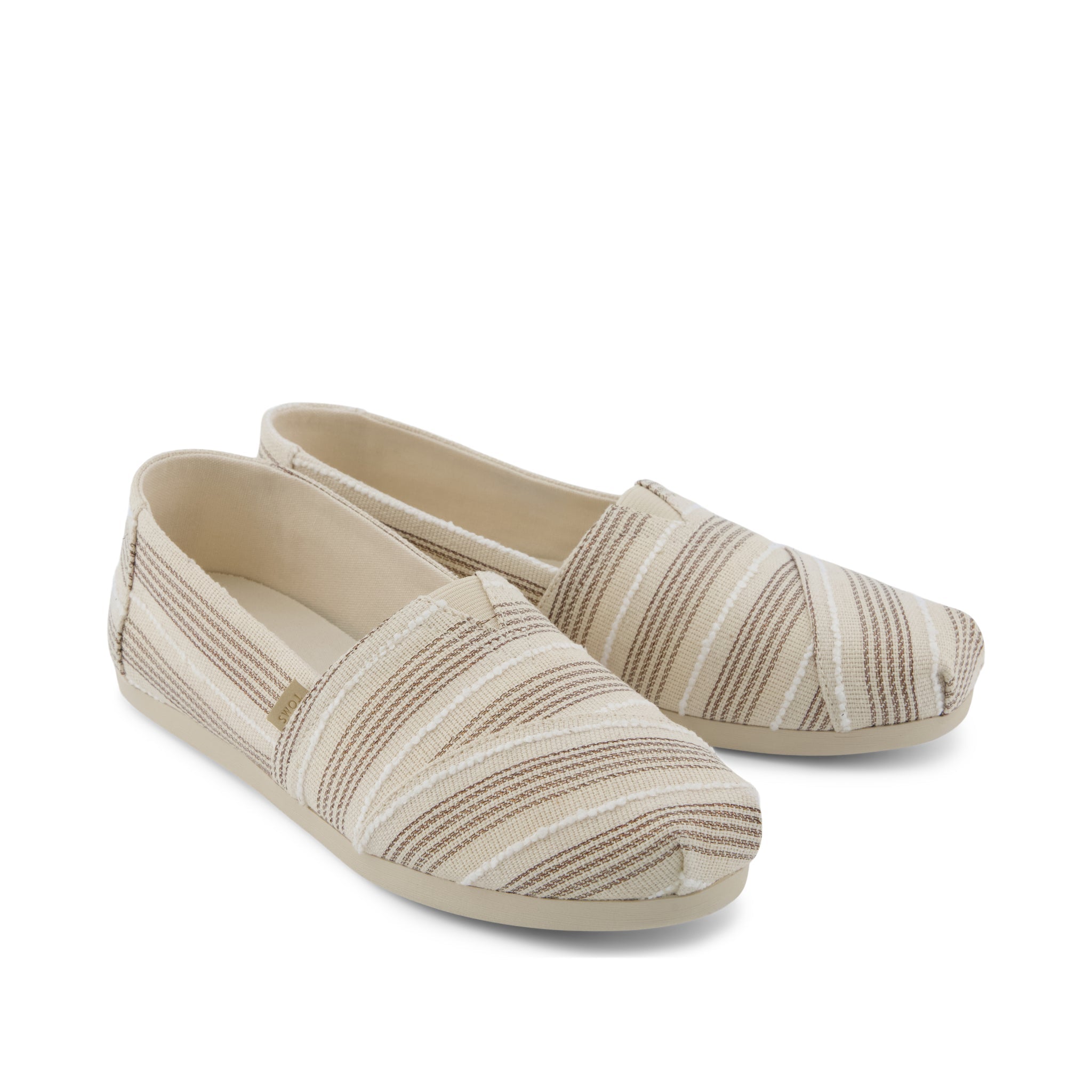 Womens Alpargata Classic Natural Metallic Stripe - Image 2