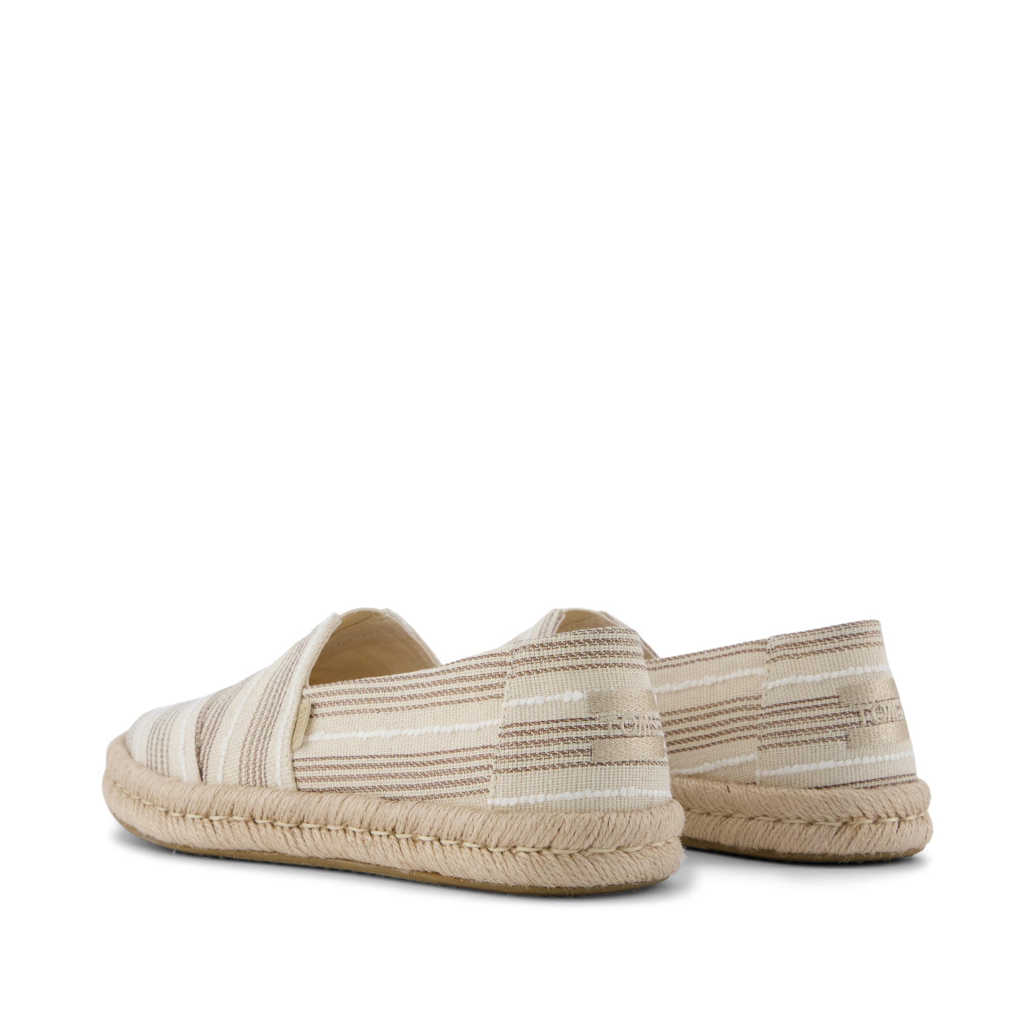 Womens Alpargata Rope 2.0 Espadrille Natural Metallic Stripe - Image 4