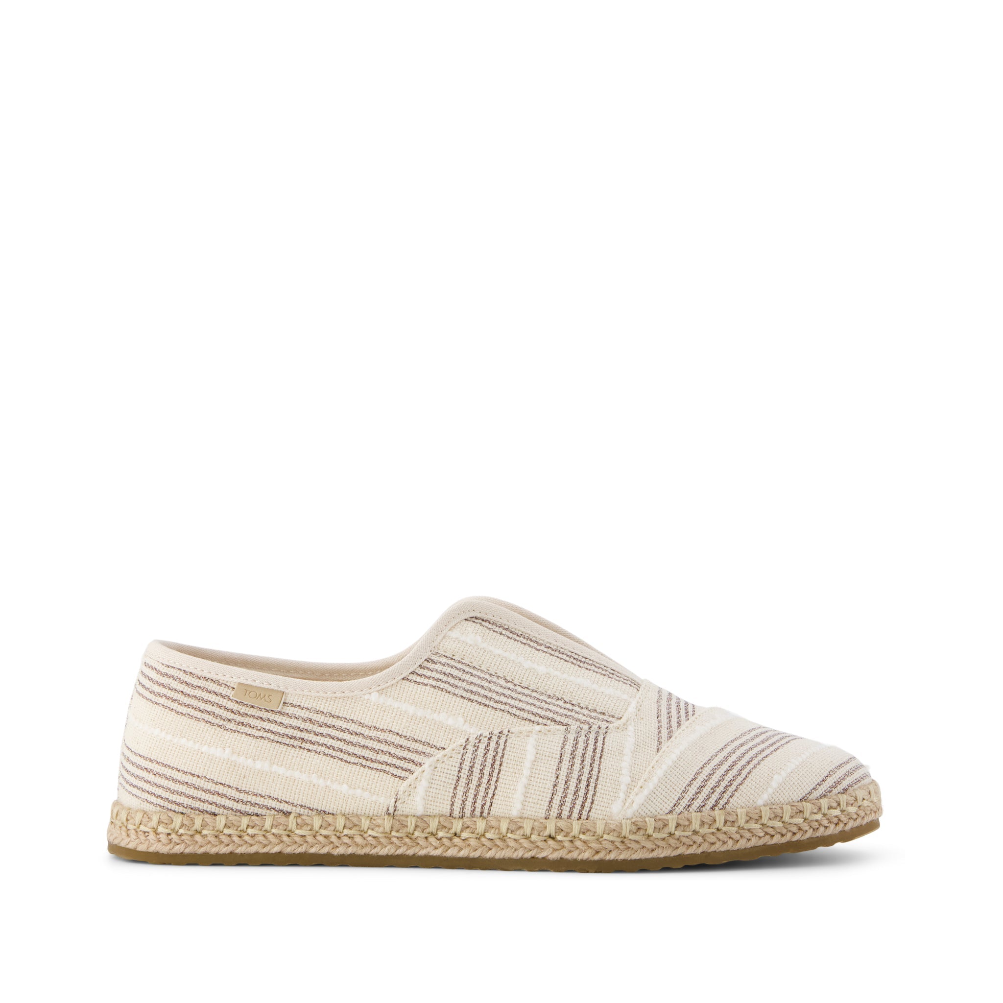 Womens Palmera Plus Natural Metallic Stripe