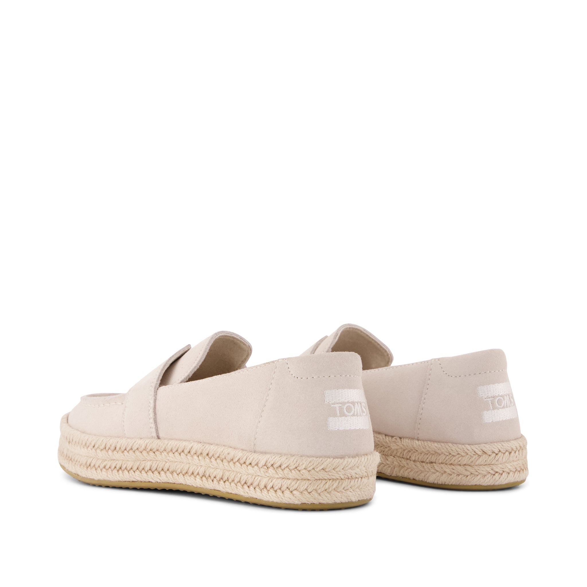 Womens Blakely Loafer Espadrille Taupe Suede - Image 4