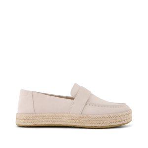 Womens Blakely Loafer Espadrille Taupe Suede