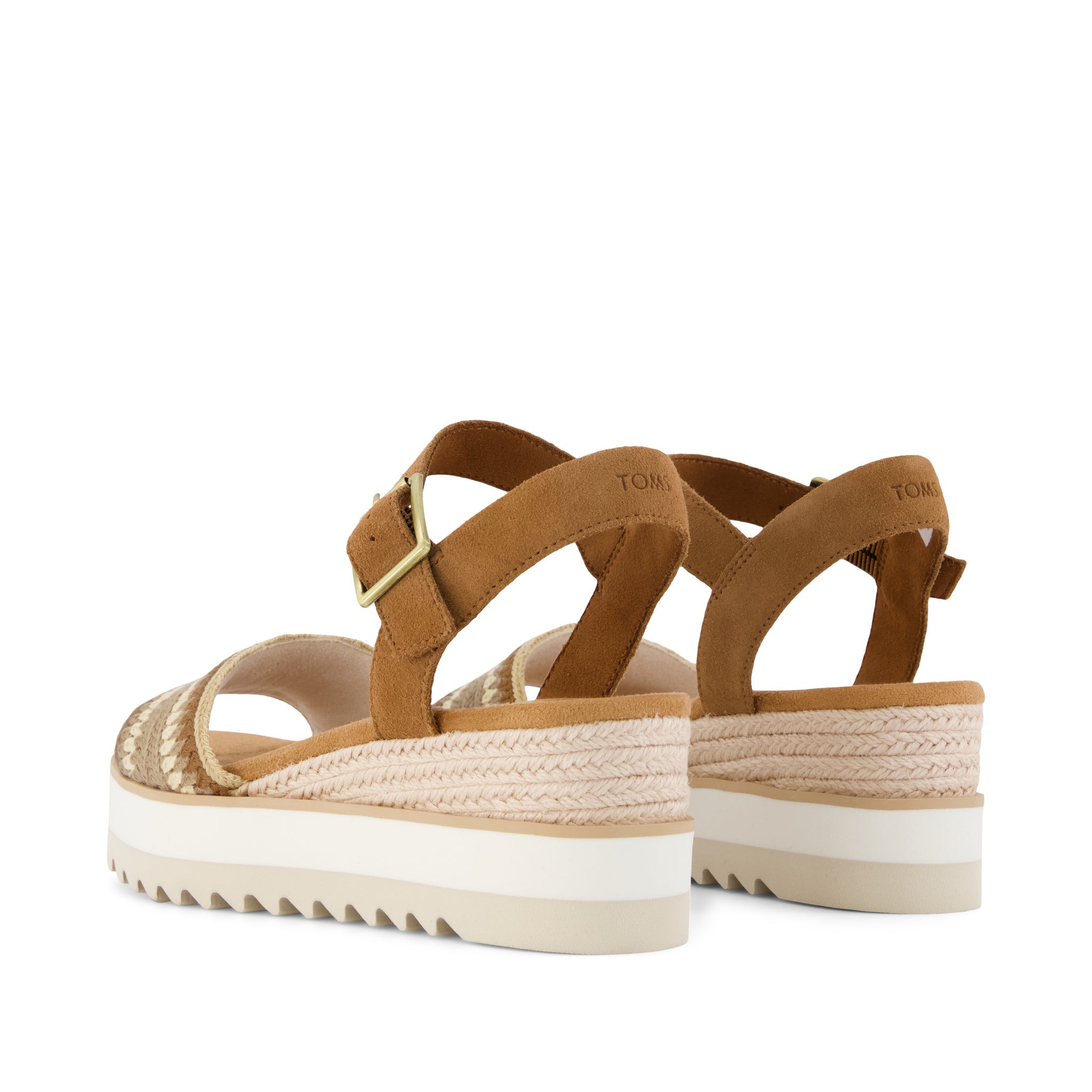 Womens Diana Wedge Sandal Almond Crochet - Image 4