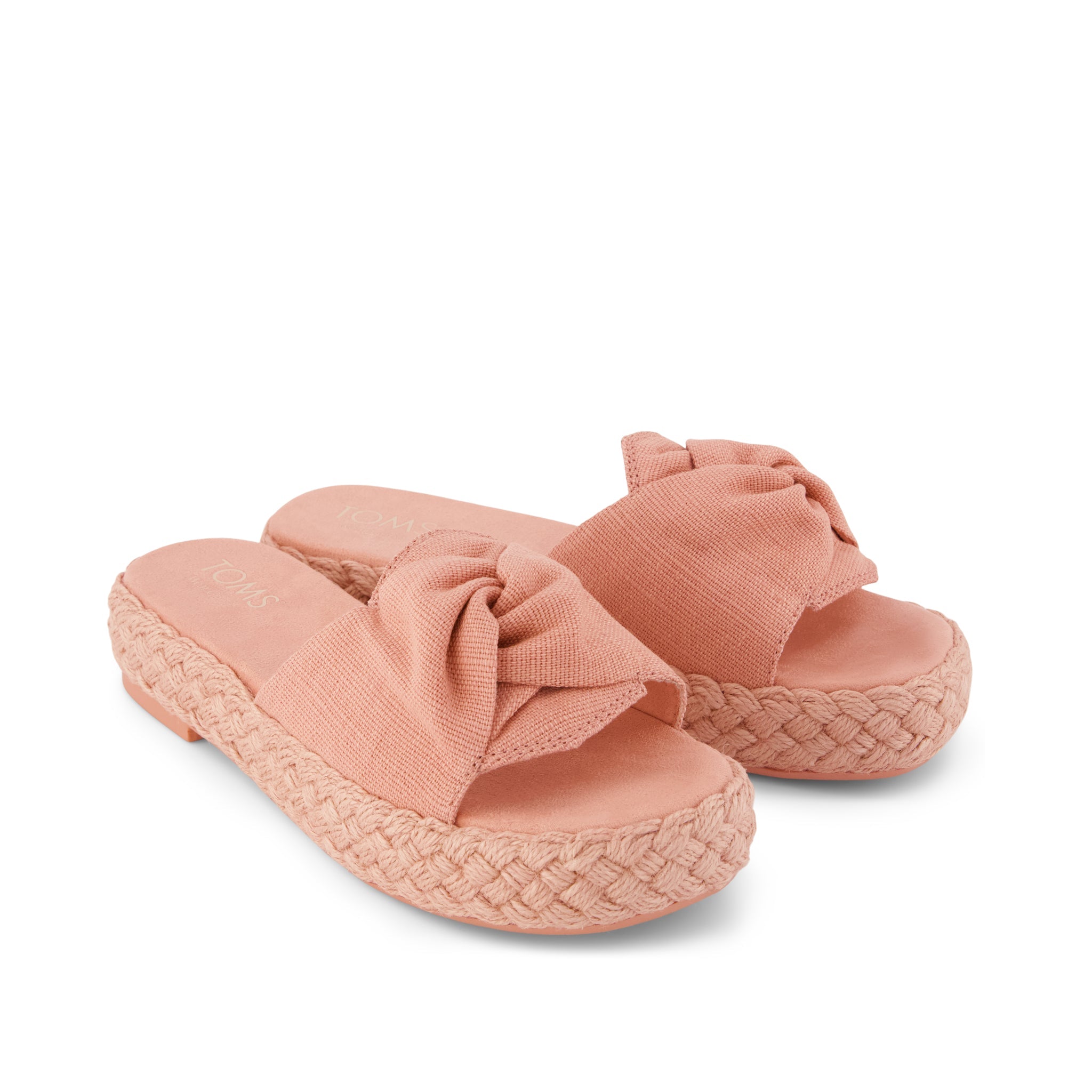 Womens Abby Slide Flatform Espadrille Sandal Bloom Heritage Canvas - Image 3