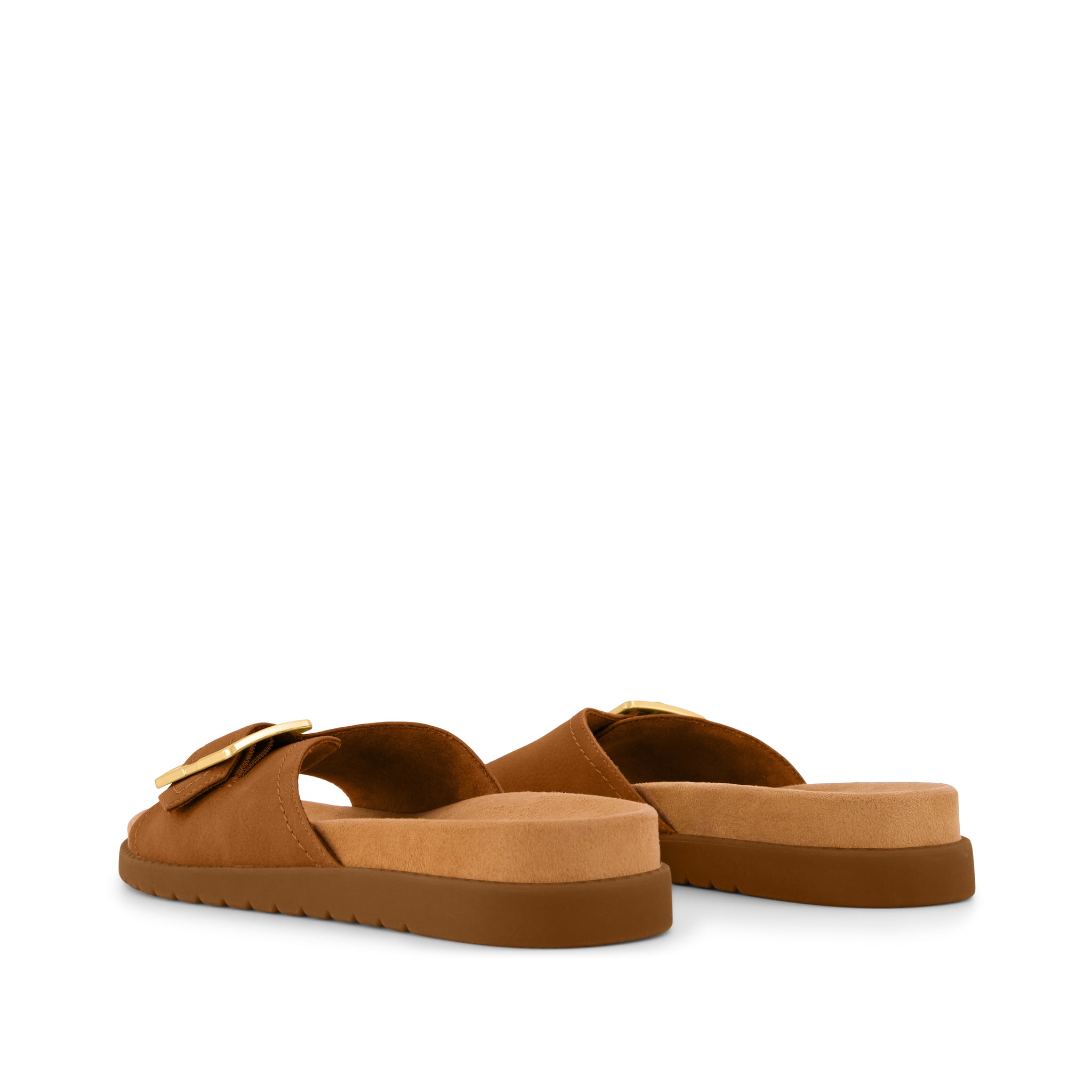 Womens Marin Slide Sandal Brown Sugar Nubuck - Image 4