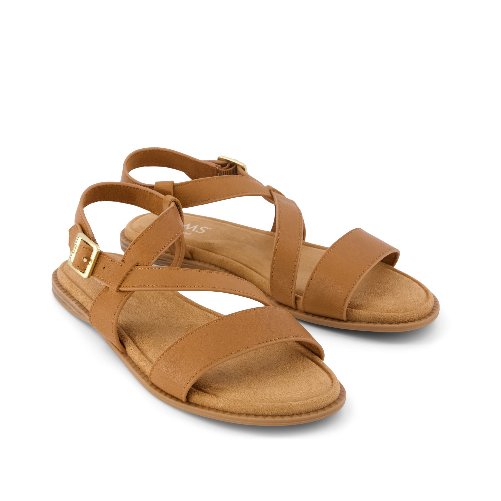 Womens Mar Strappy Sandal Brown Sugar Leather - Image 2