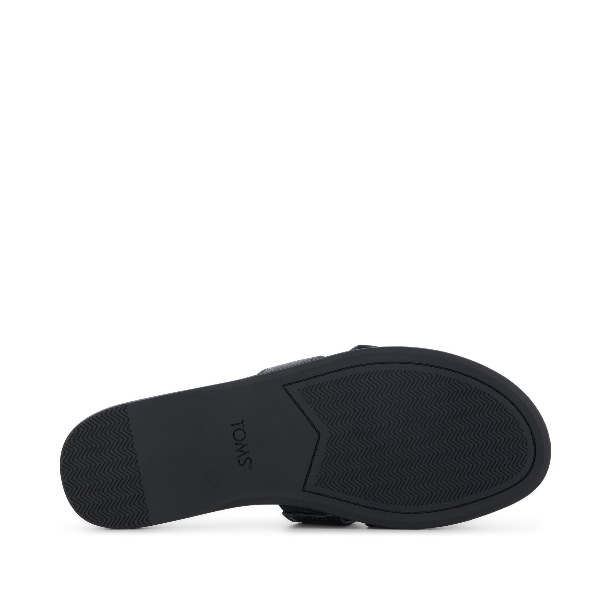 Womens Sol Slide Sandal Black Leather - Image 5