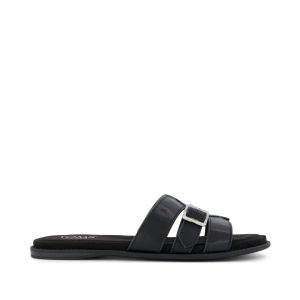Womens Sol Slide Sandal Black Leather
