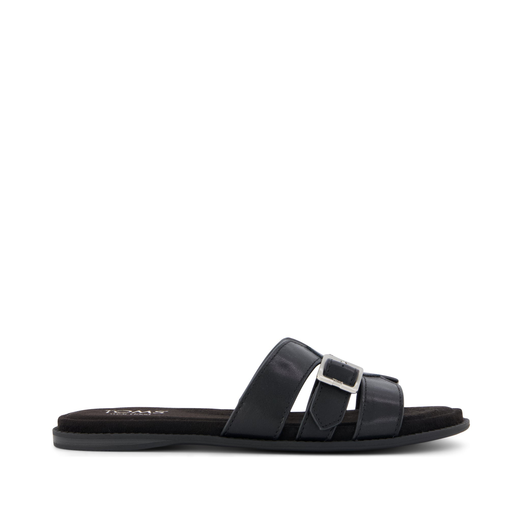 Womens Sol Slide Sandal Black Leather